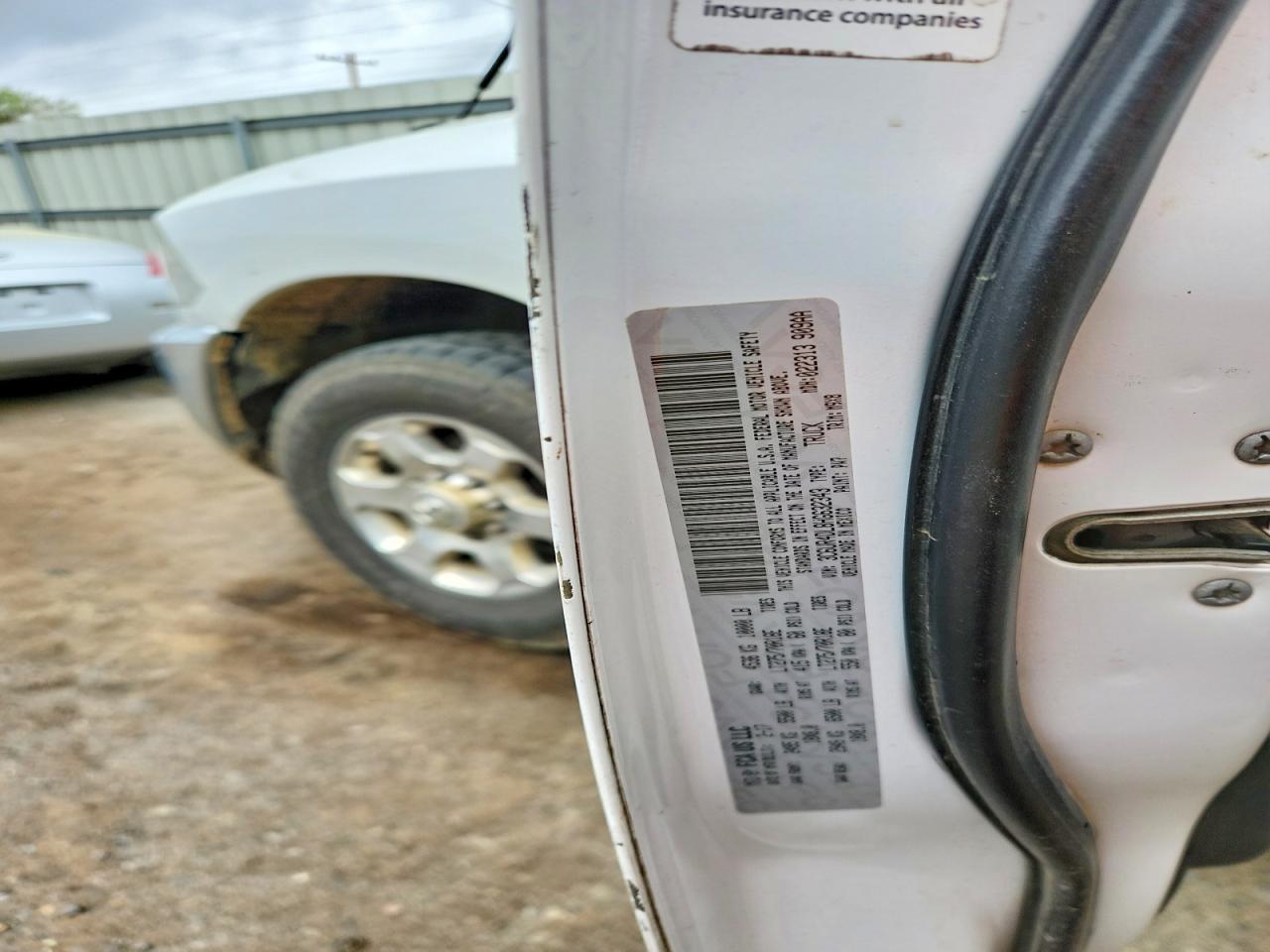 2017 Ram 2500 Slt White vin: 3C6UR4DL8HG632343