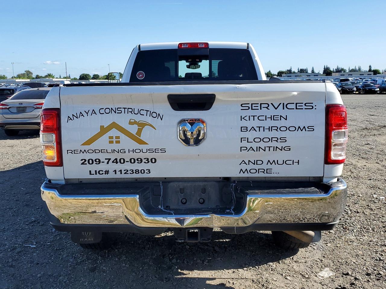 2022 Ram 2500 Tradesman White vin: 3C6UR4HJ3NG117724