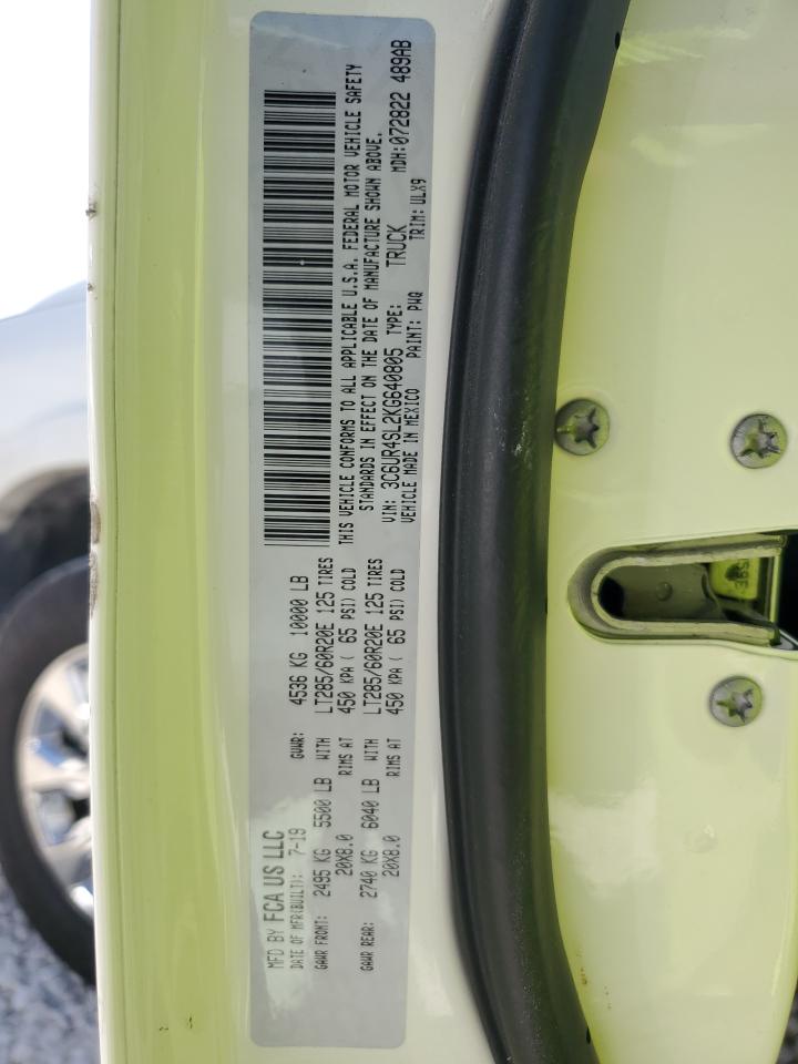 2019 Ram 2500 Limited White vin: 3C6UR4SL2KG640805