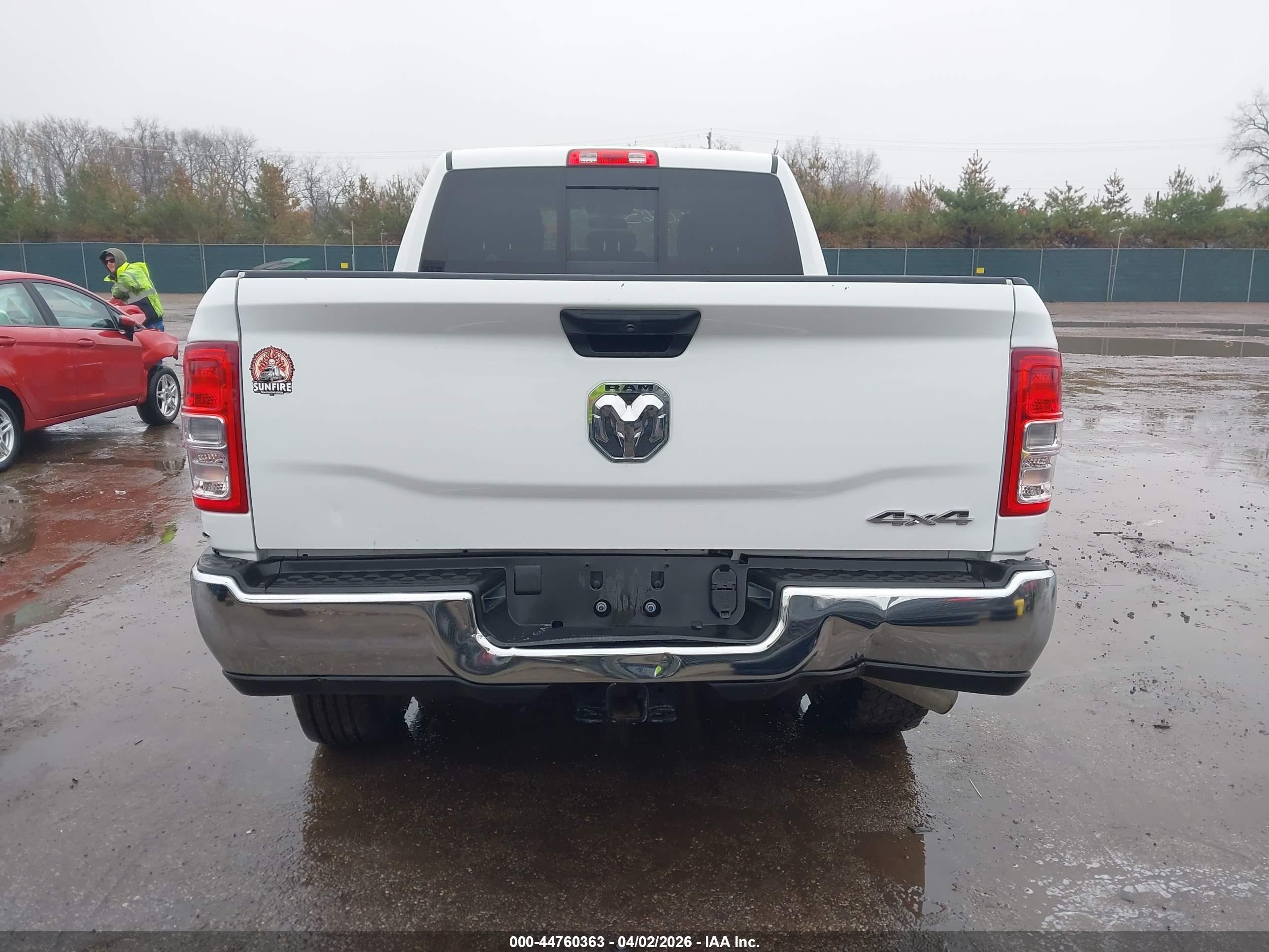 2022 Ram 2500 Tradesman  4x4 6'4 Box White vin: 3C6UR5CJ5NG129662