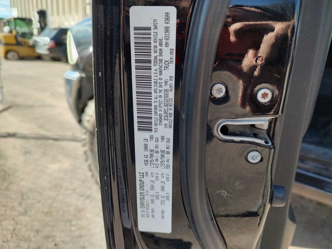 2014 Ram 2500 St Black vin: 3C6UR5CJ6EG236638
