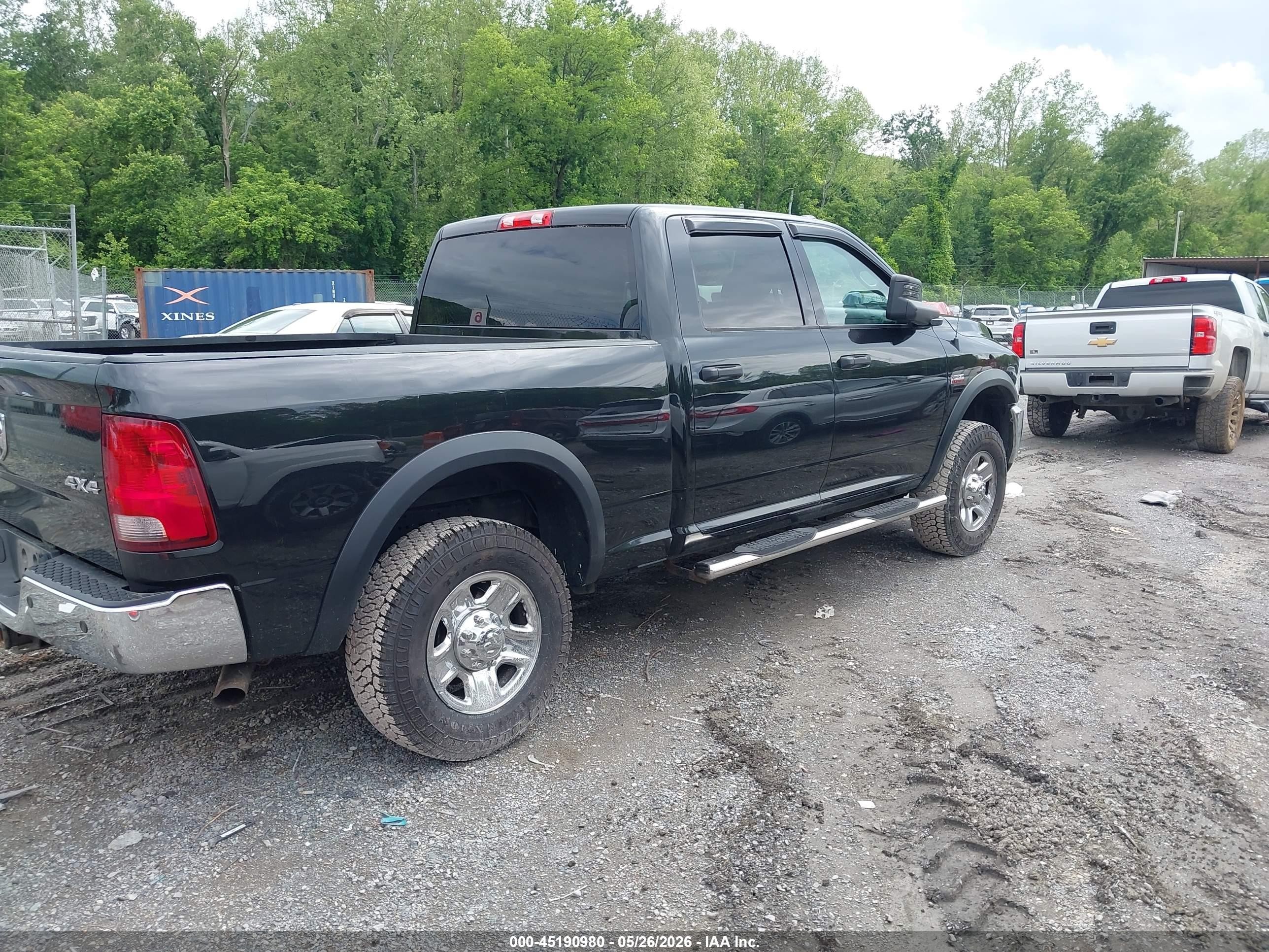 2015 Ram 2500 Tradesman Черный vin: 3C6UR5CJ9FG674006