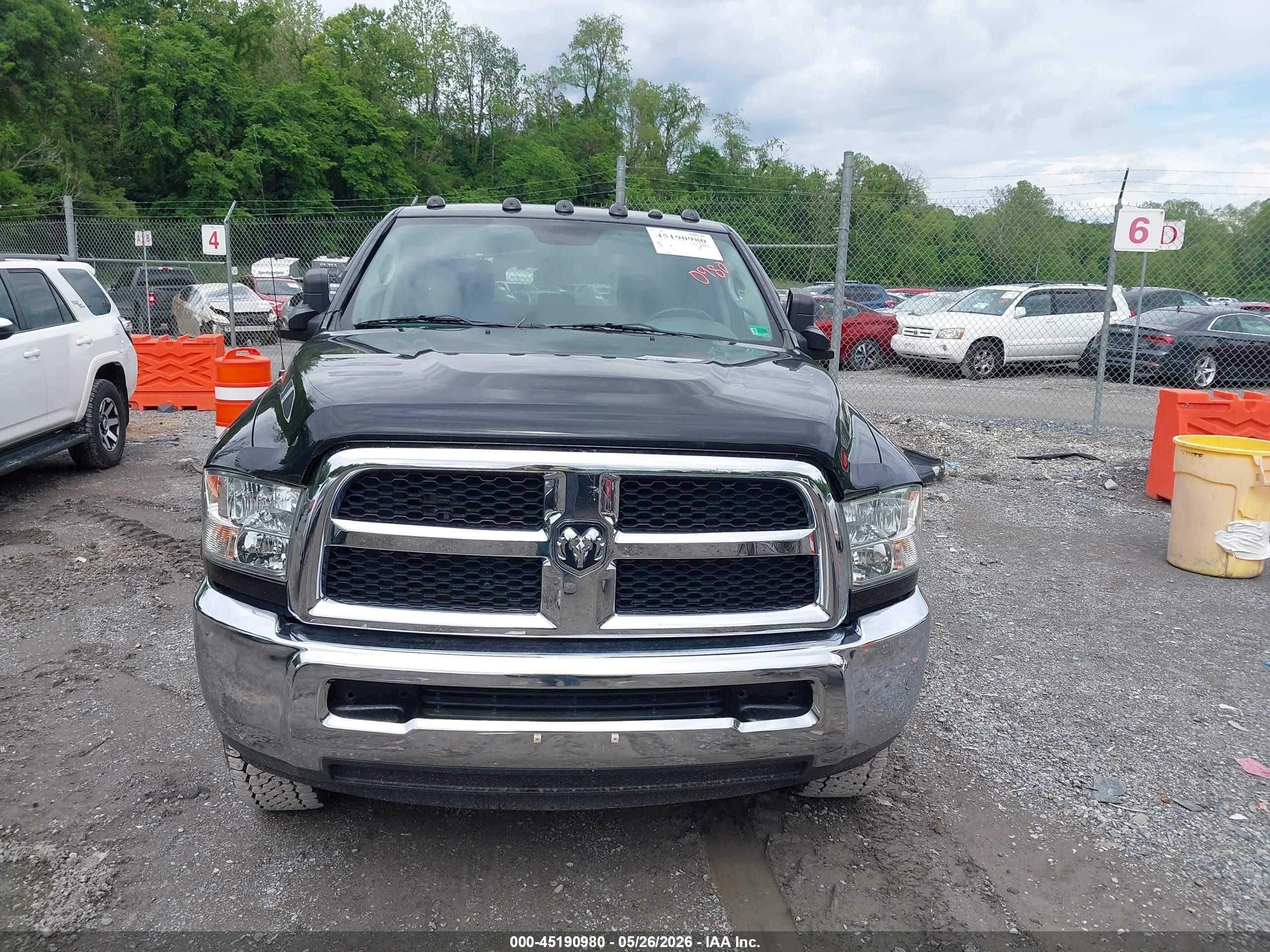 2015 Ram 2500 Tradesman Черный vin: 3C6UR5CJ9FG674006
