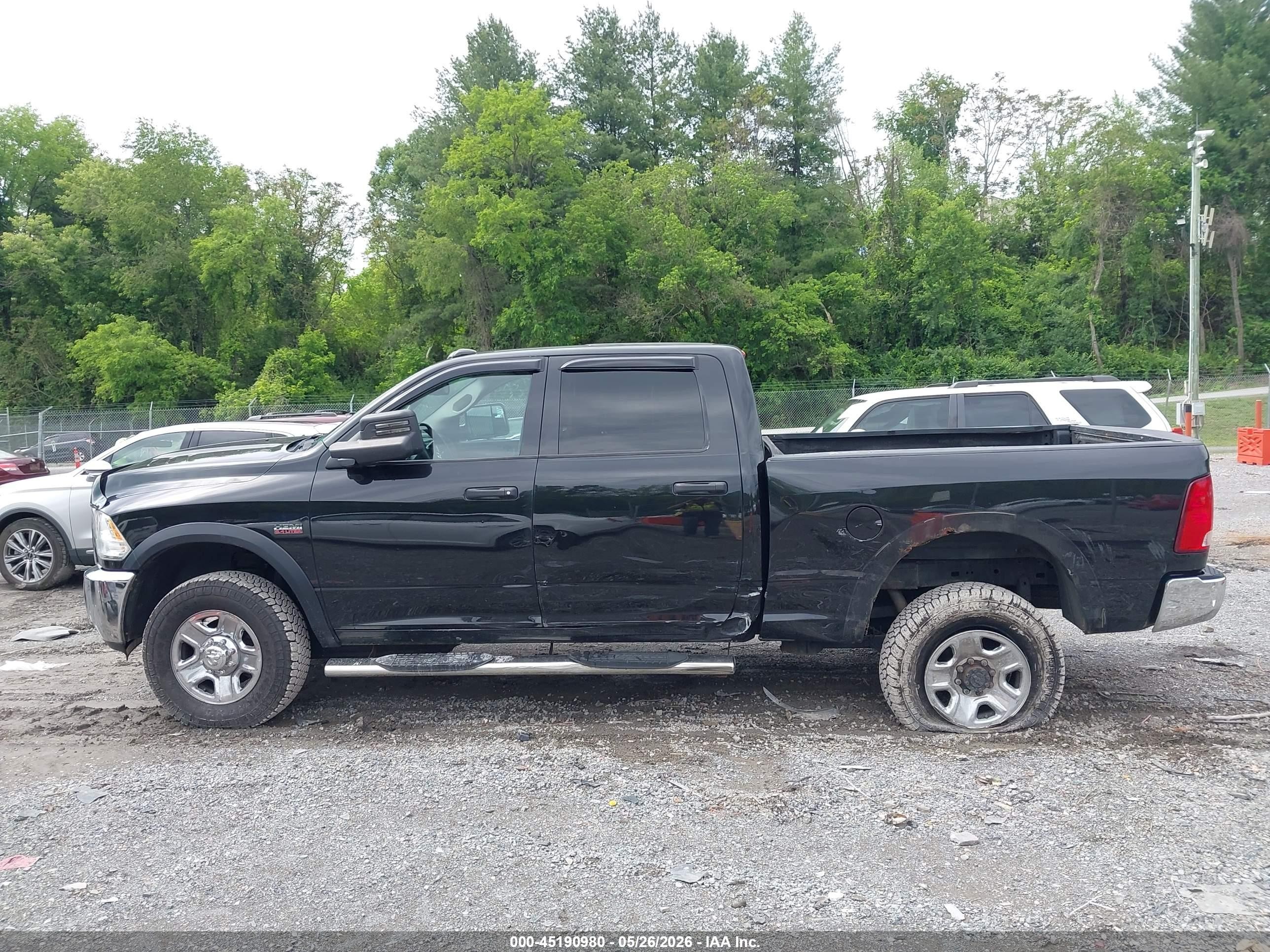 2015 Ram 2500 Tradesman Черный vin: 3C6UR5CJ9FG674006