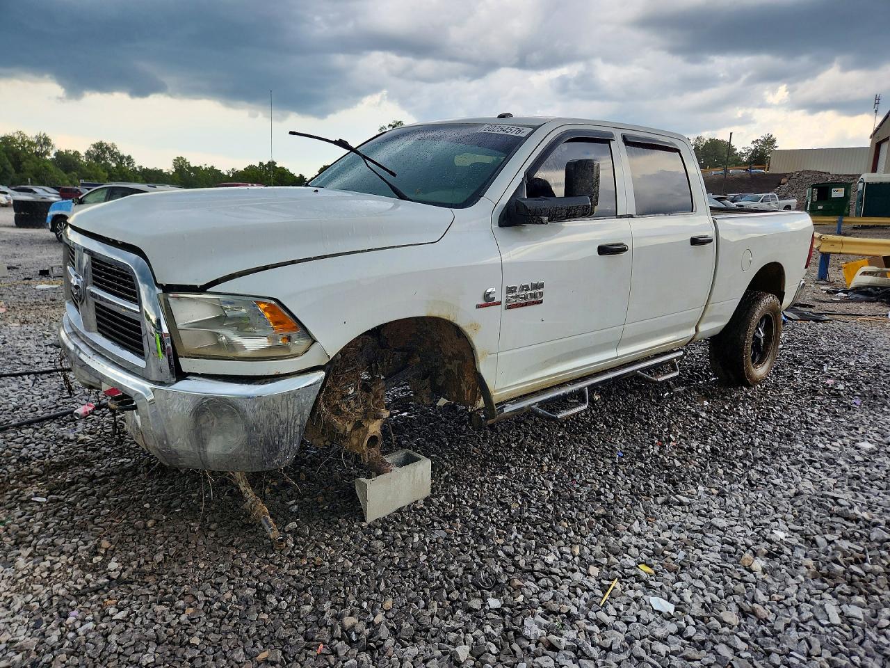 2013 Ram 2500 St Белый vin: 3C6UR5CL0DG594768