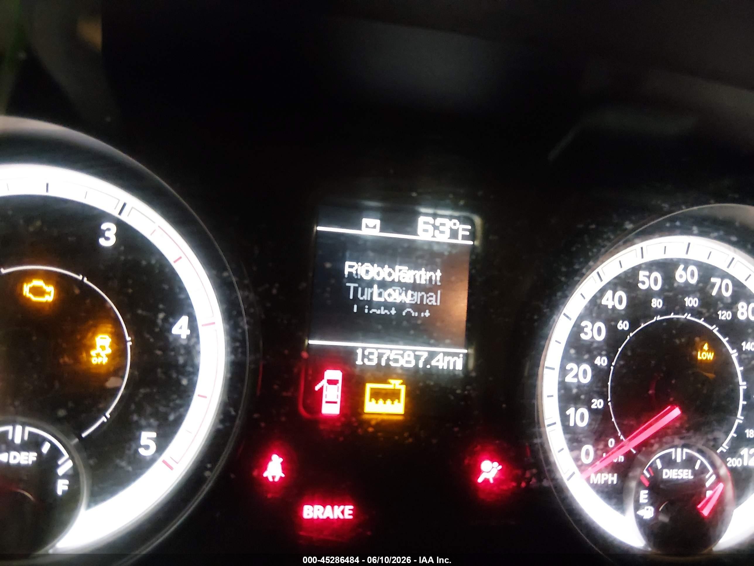 2013 Ram 2500 Tradesman Green vin: 3C6UR5CL0DG611990