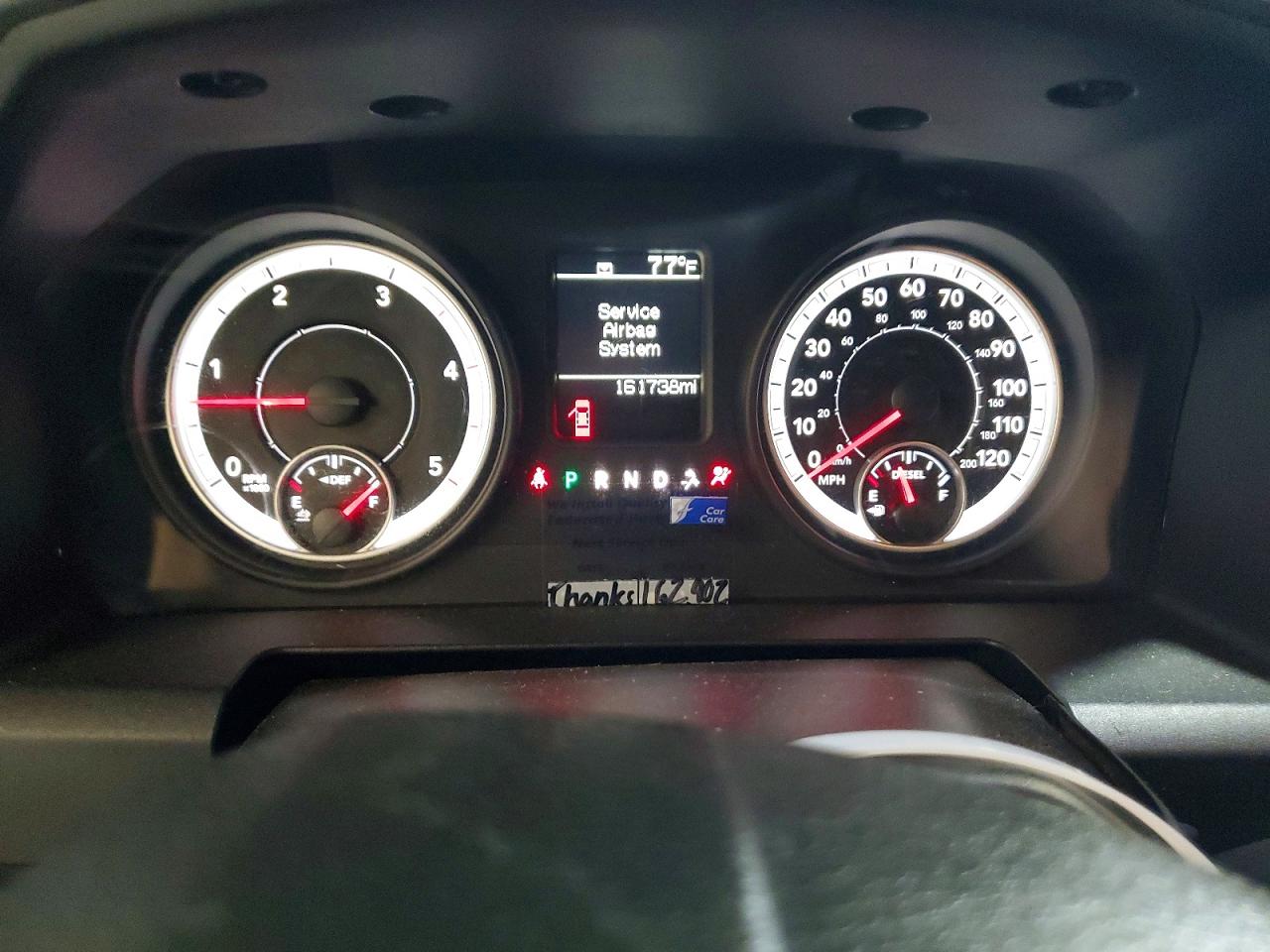 2013 Ram 2500 St Белый vin: 3C6UR5CL2DG598143