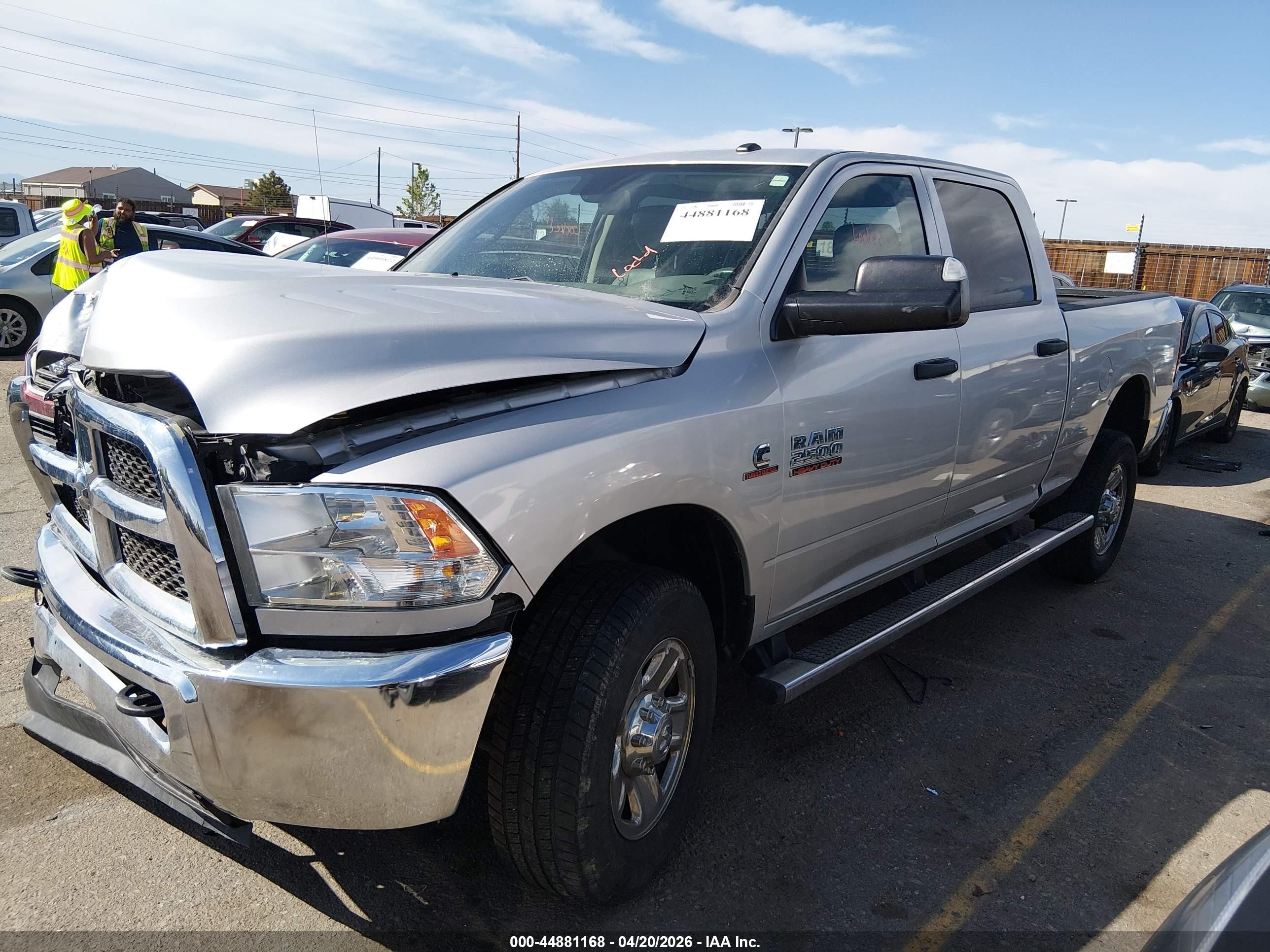 2015 Ram 2500 Tradesman Silver vin: 3C6UR5CL2FG639339