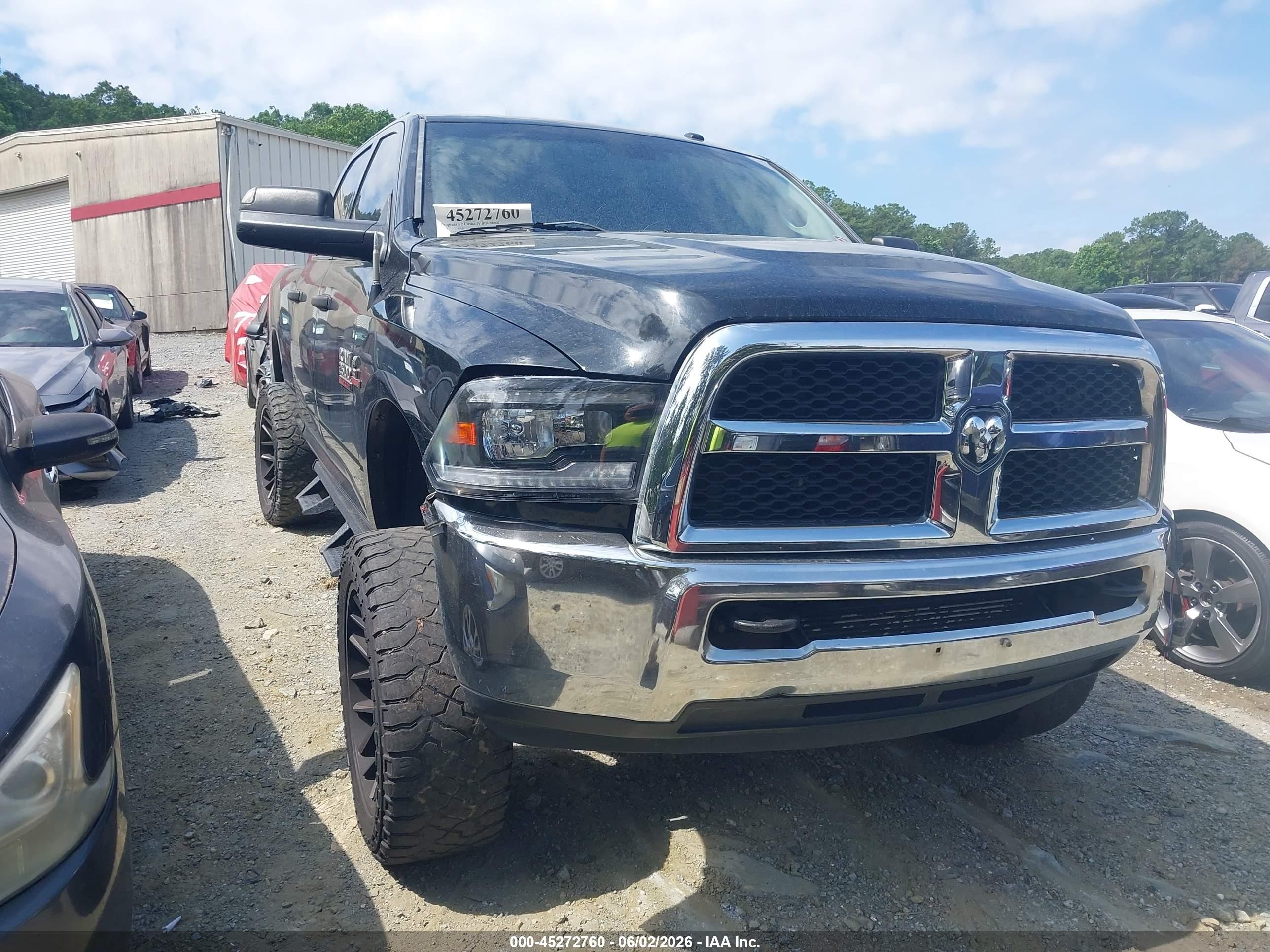 2014 Ram 2500 Tradesman Черный vin: 3C6UR5CL3EG314729