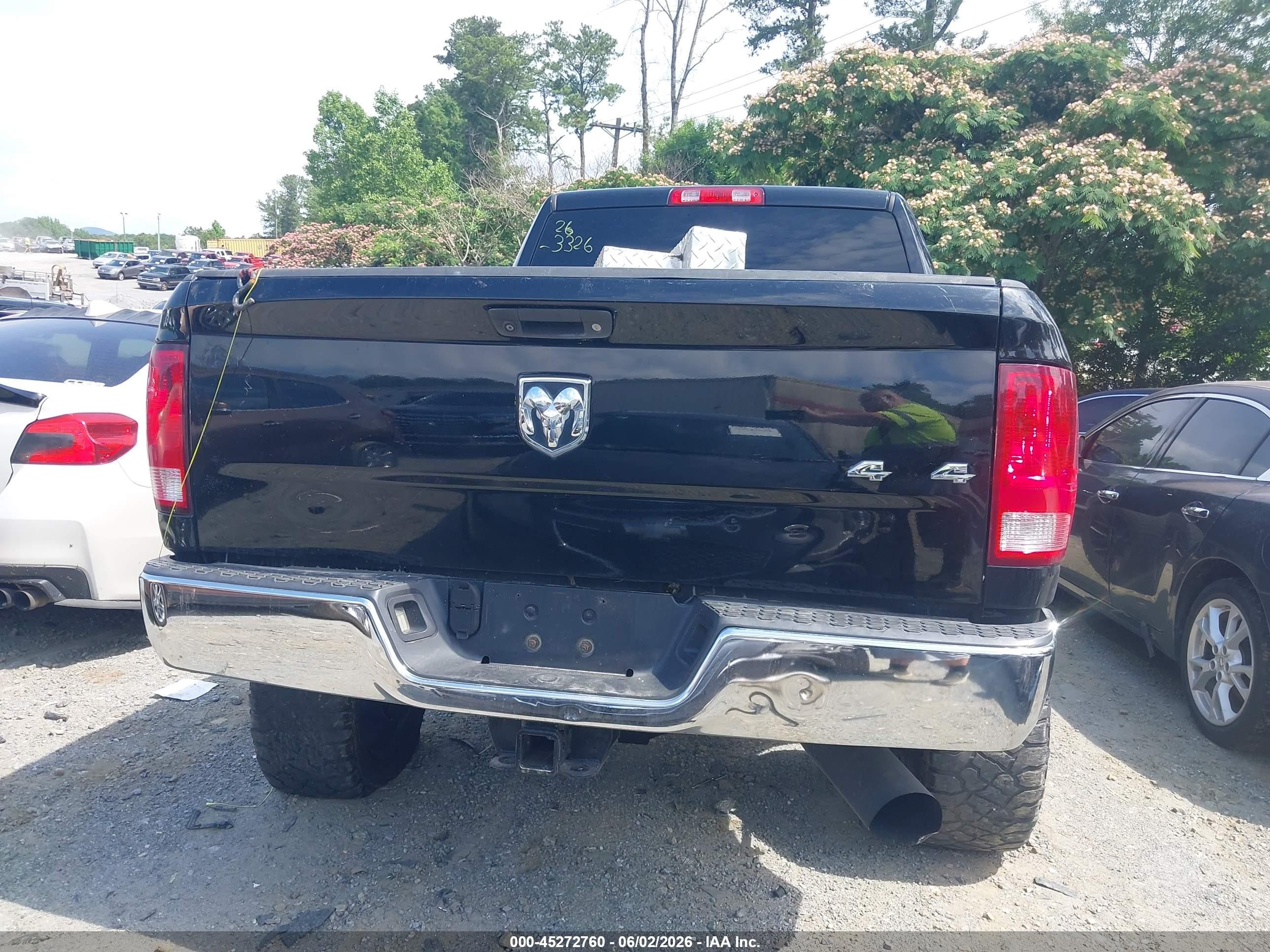 2014 Ram 2500 Tradesman Черный vin: 3C6UR5CL3EG314729