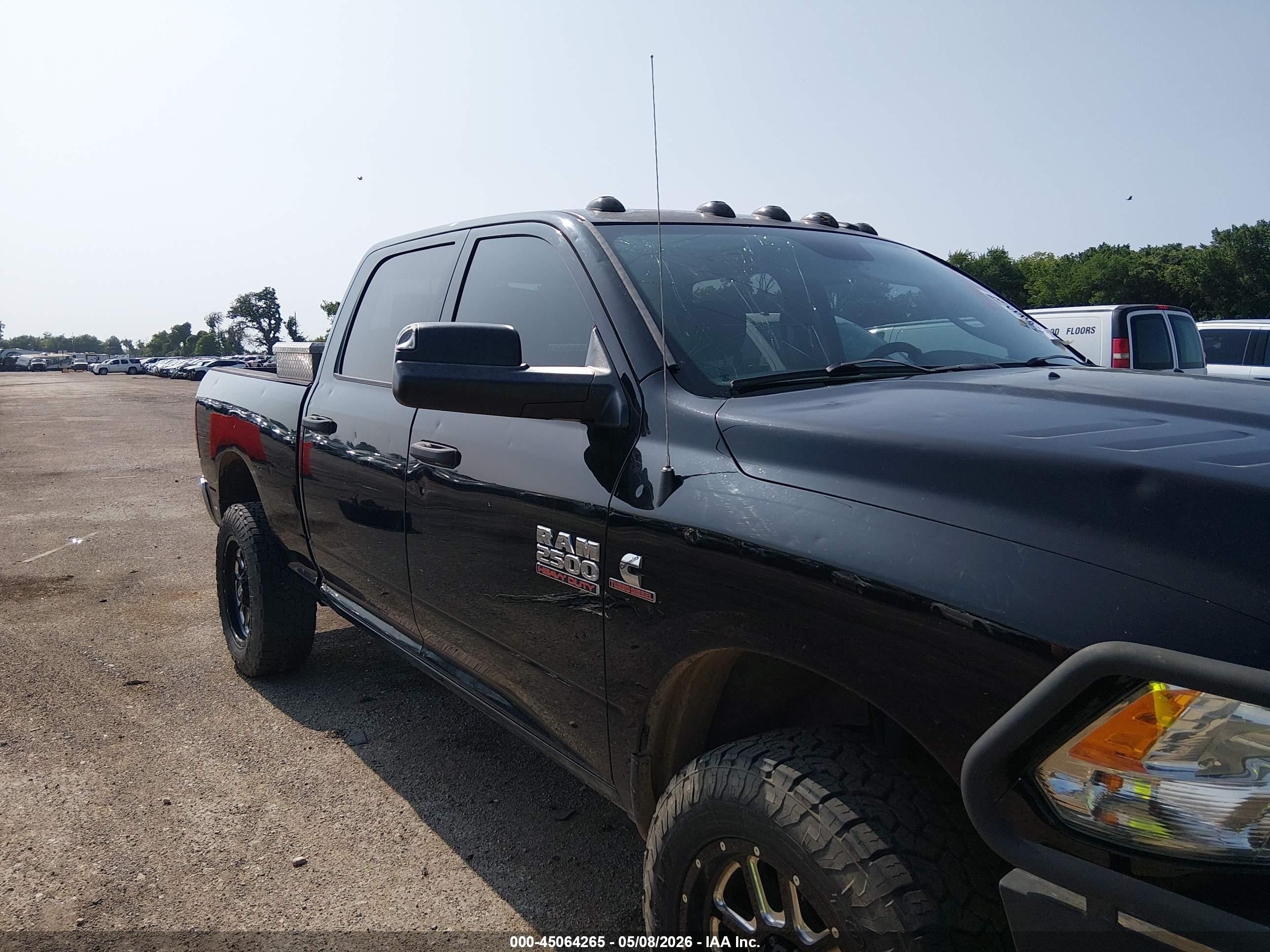 2014 Ram 2500 Tradesman Black vin: 3C6UR5CL5EG189734