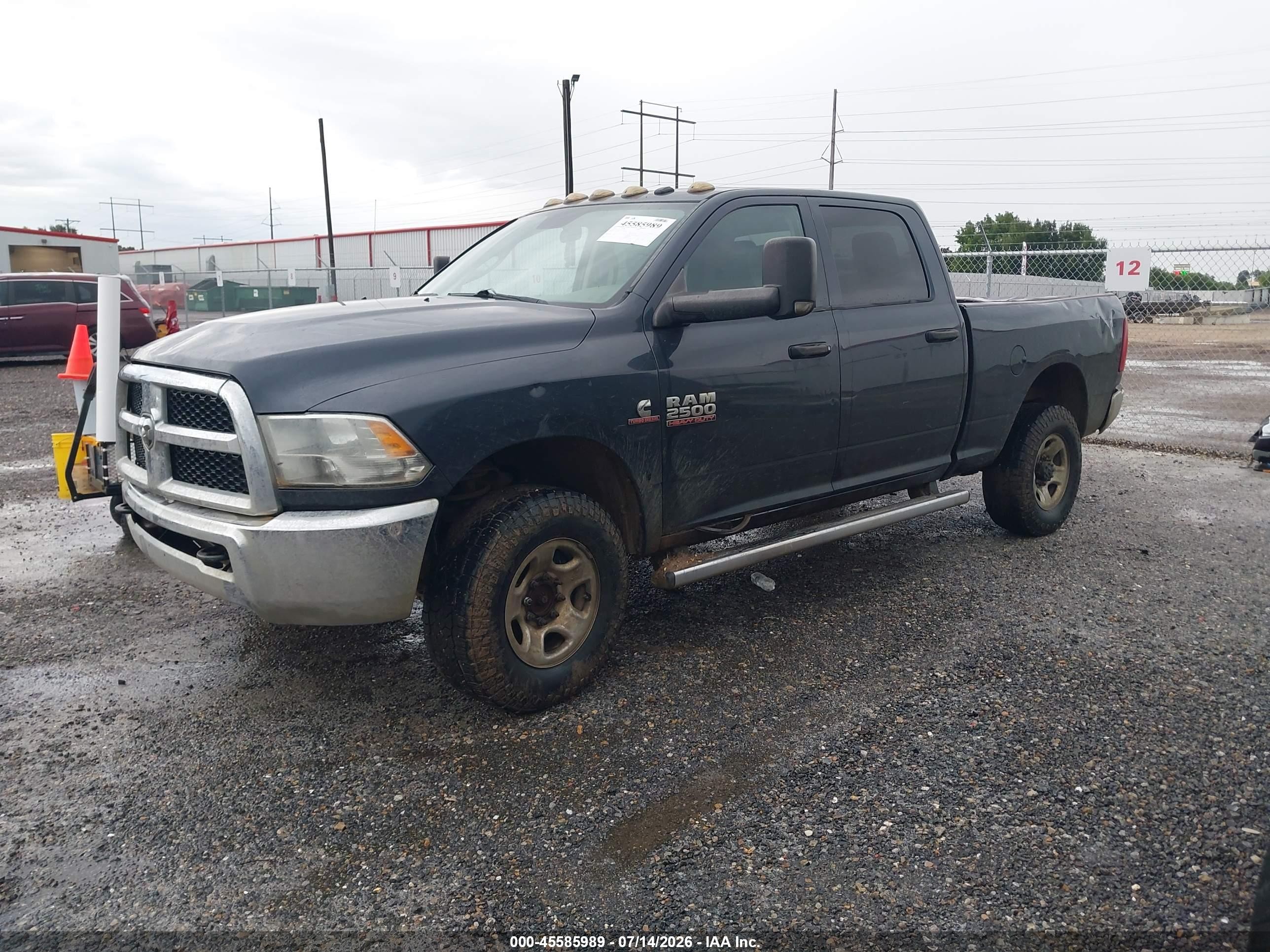 2013 Ram 2500 Tradesman Синий vin: 3C6UR5CL6DG599795
