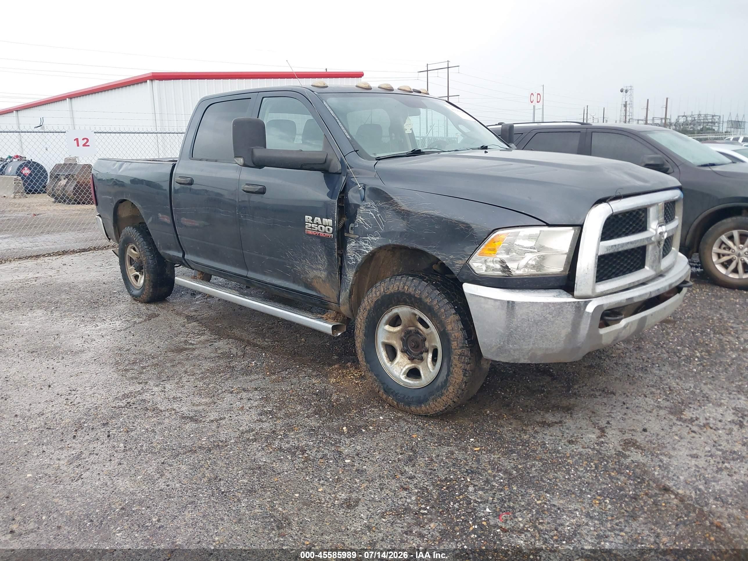 2013 Ram 2500 Tradesman Синий vin: 3C6UR5CL6DG599795