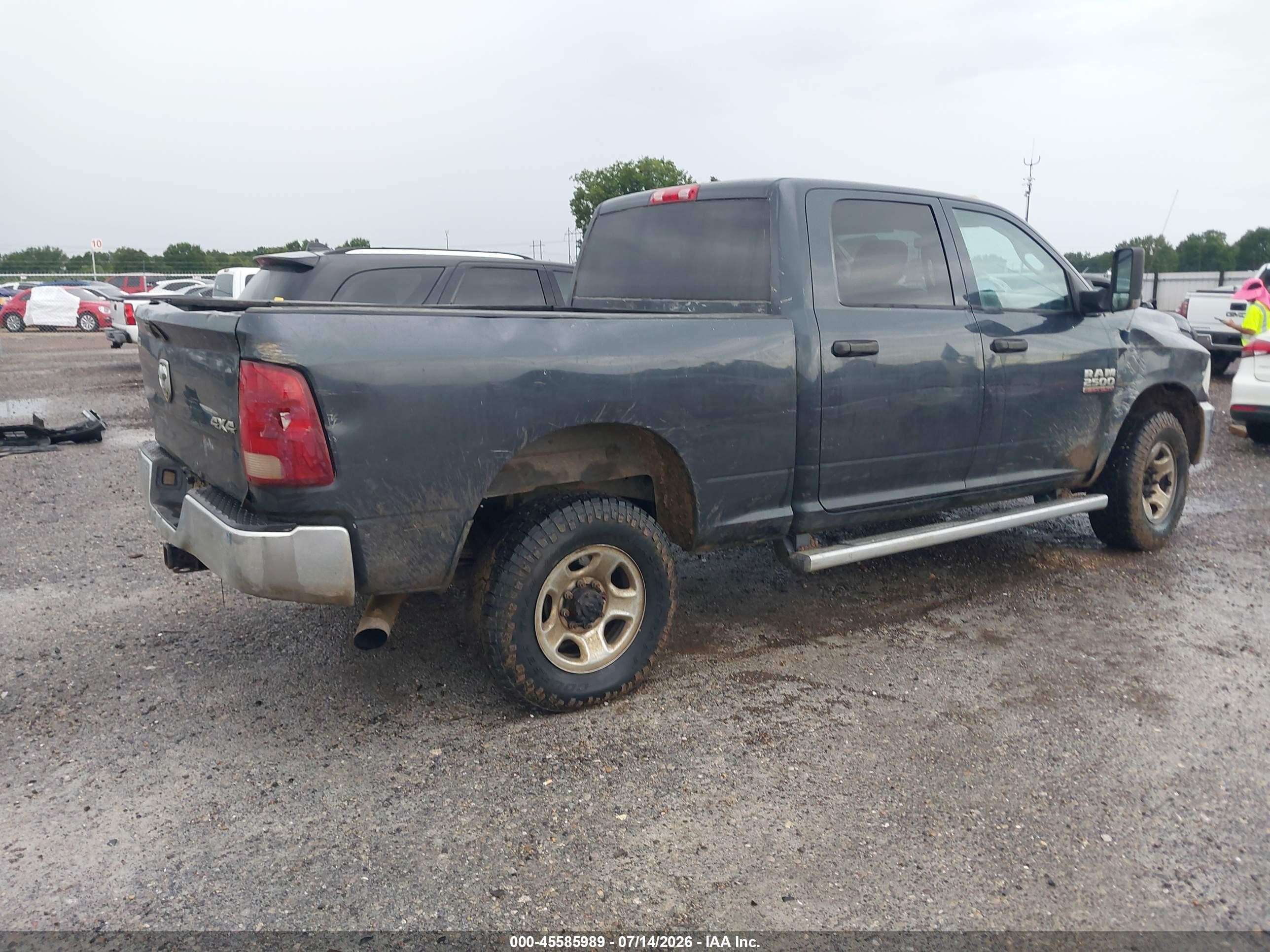 2013 Ram 2500 Tradesman Синий vin: 3C6UR5CL6DG599795