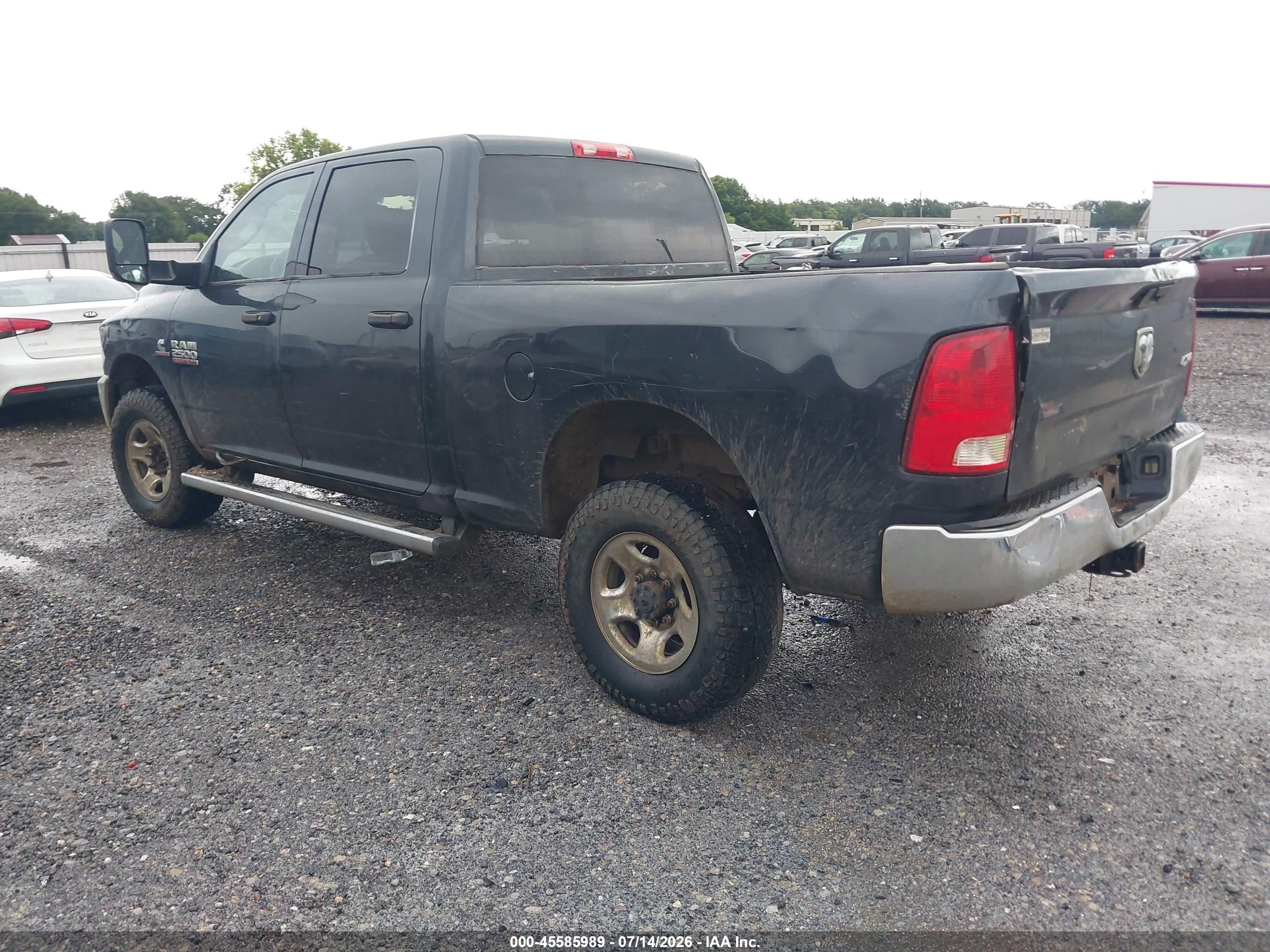 2013 Ram 2500 Tradesman Синий vin: 3C6UR5CL6DG599795