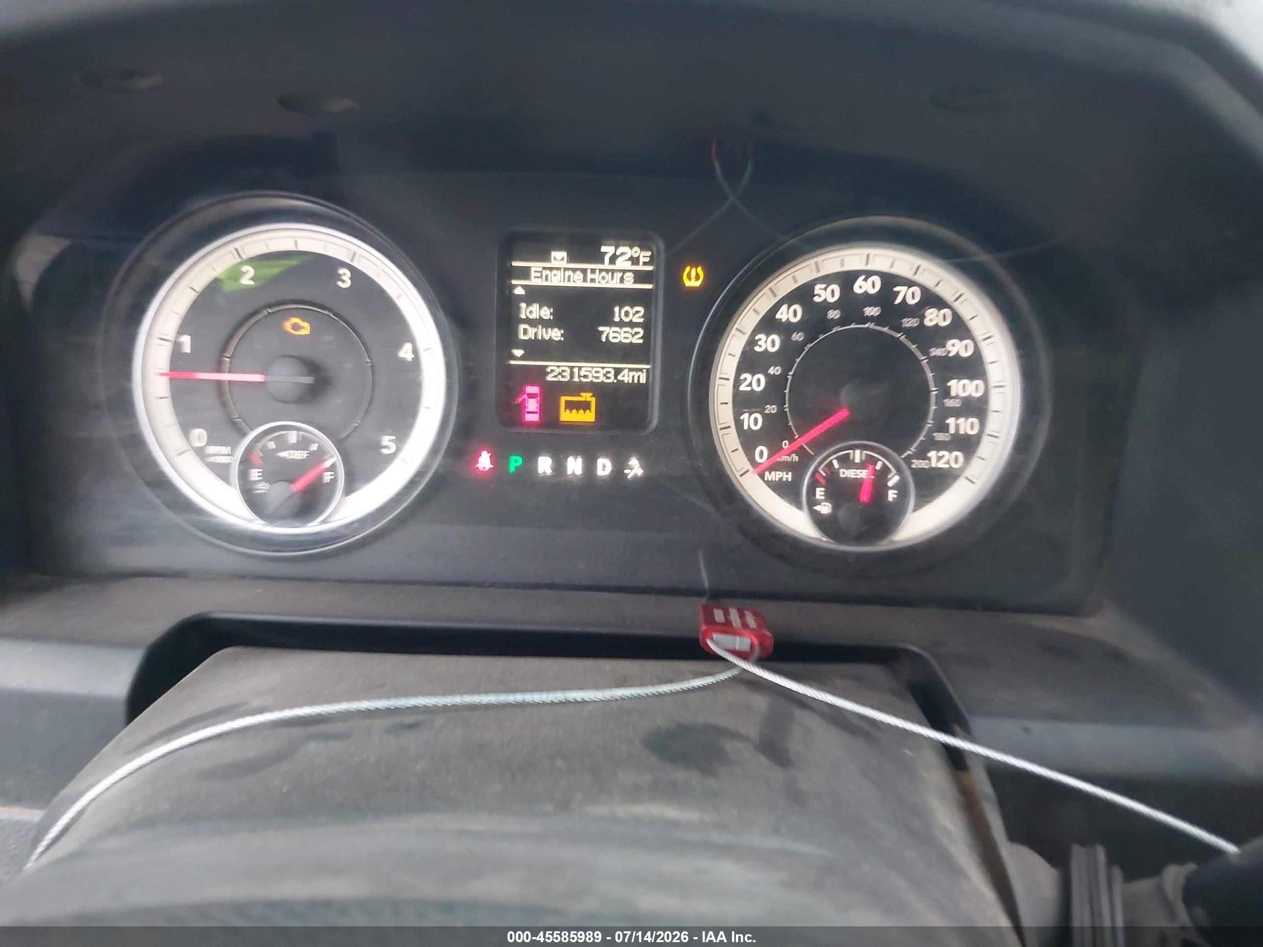 2013 Ram 2500 Tradesman Синий vin: 3C6UR5CL6DG599795