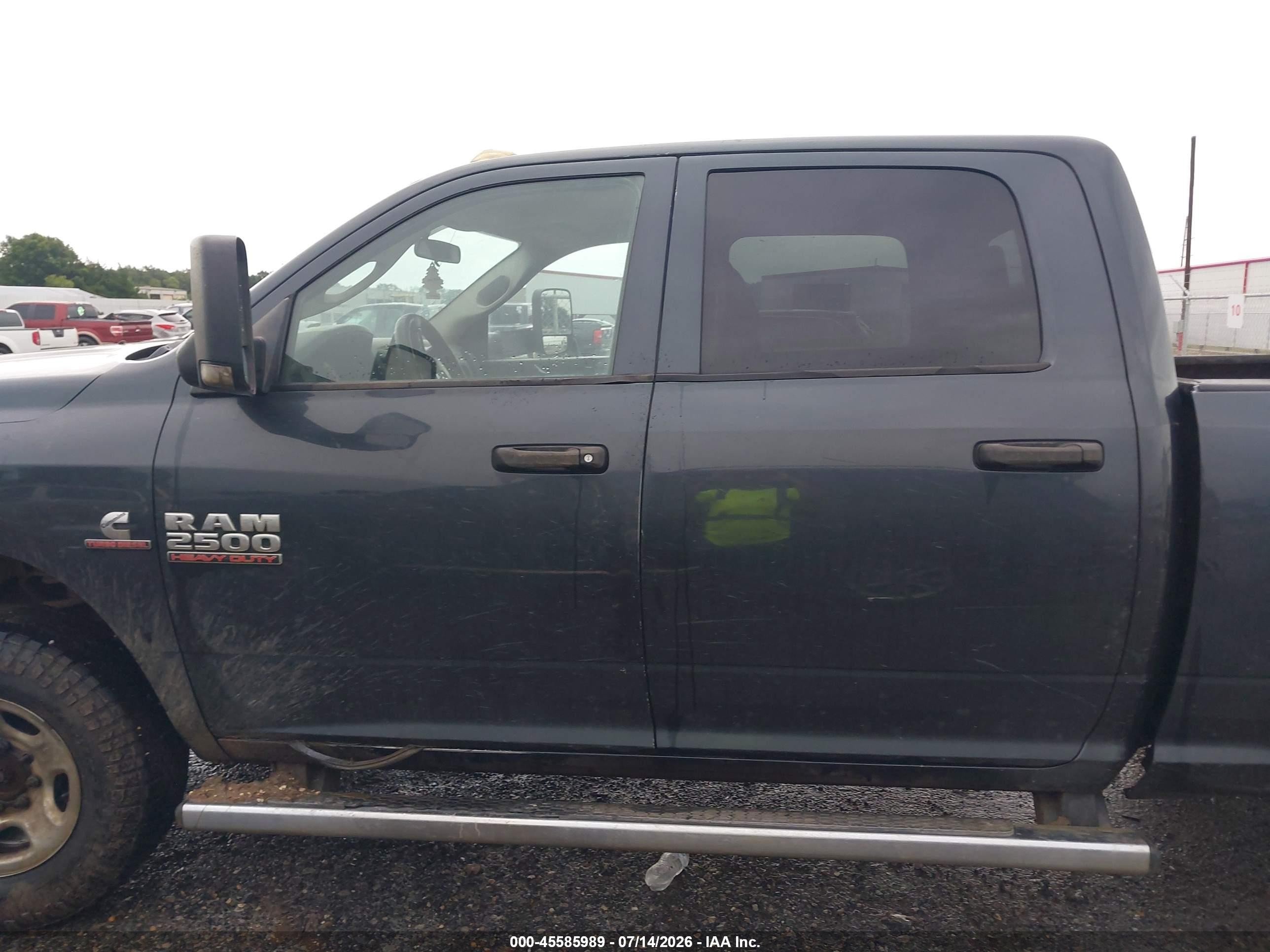2013 Ram 2500 Tradesman Синий vin: 3C6UR5CL6DG599795