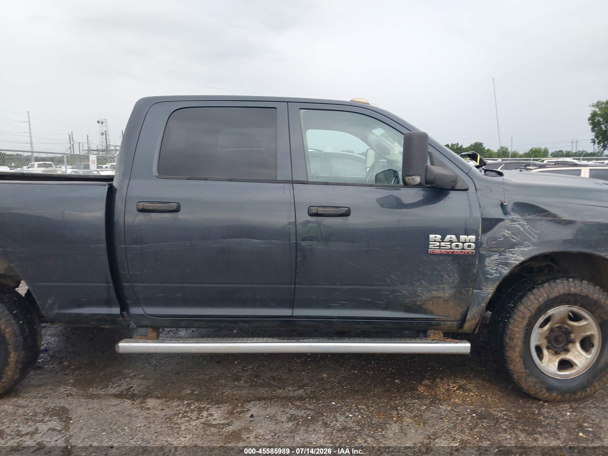 2013 Ram 2500 Tradesman Синий vin: 3C6UR5CL6DG599795
