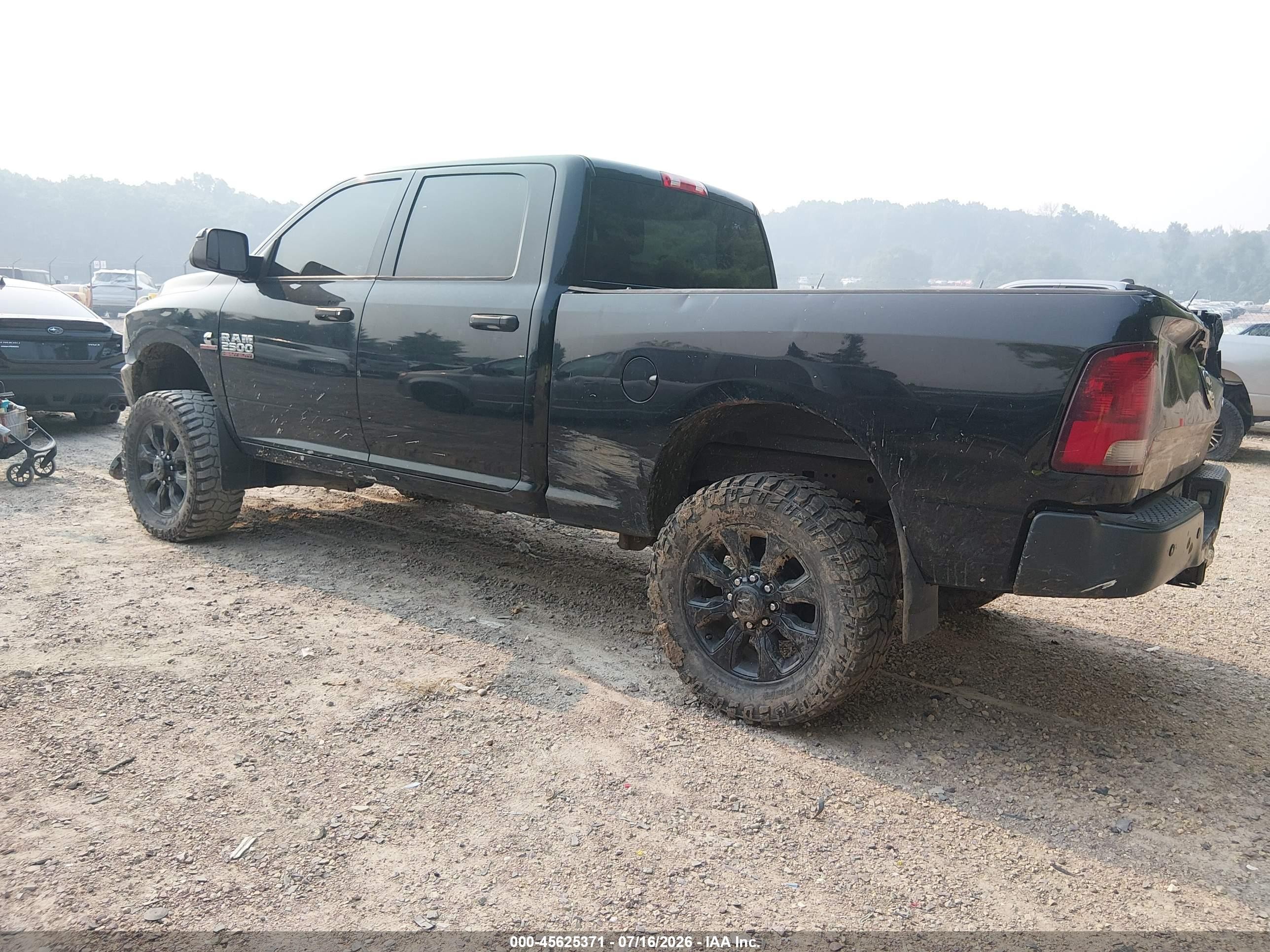 2015 Ram 2500 Tradesman Black vin: 3C6UR5CL6FG607090