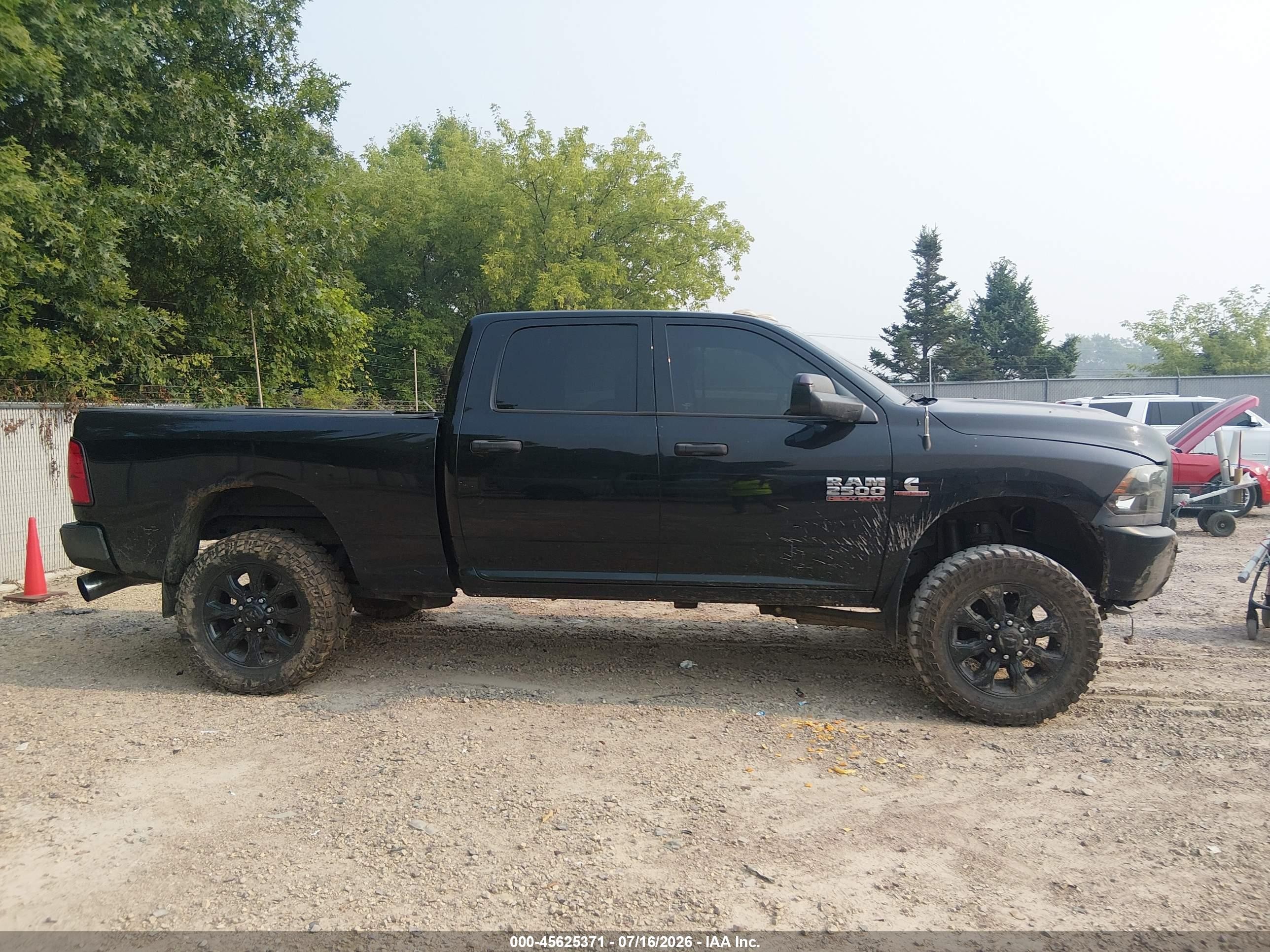2015 Ram 2500 Tradesman Black vin: 3C6UR5CL6FG607090