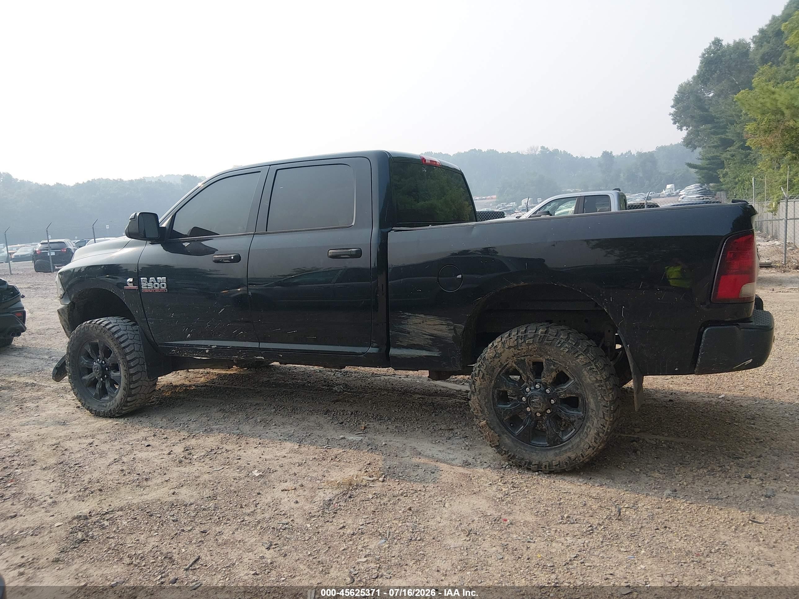 2015 Ram 2500 Tradesman Black vin: 3C6UR5CL6FG607090