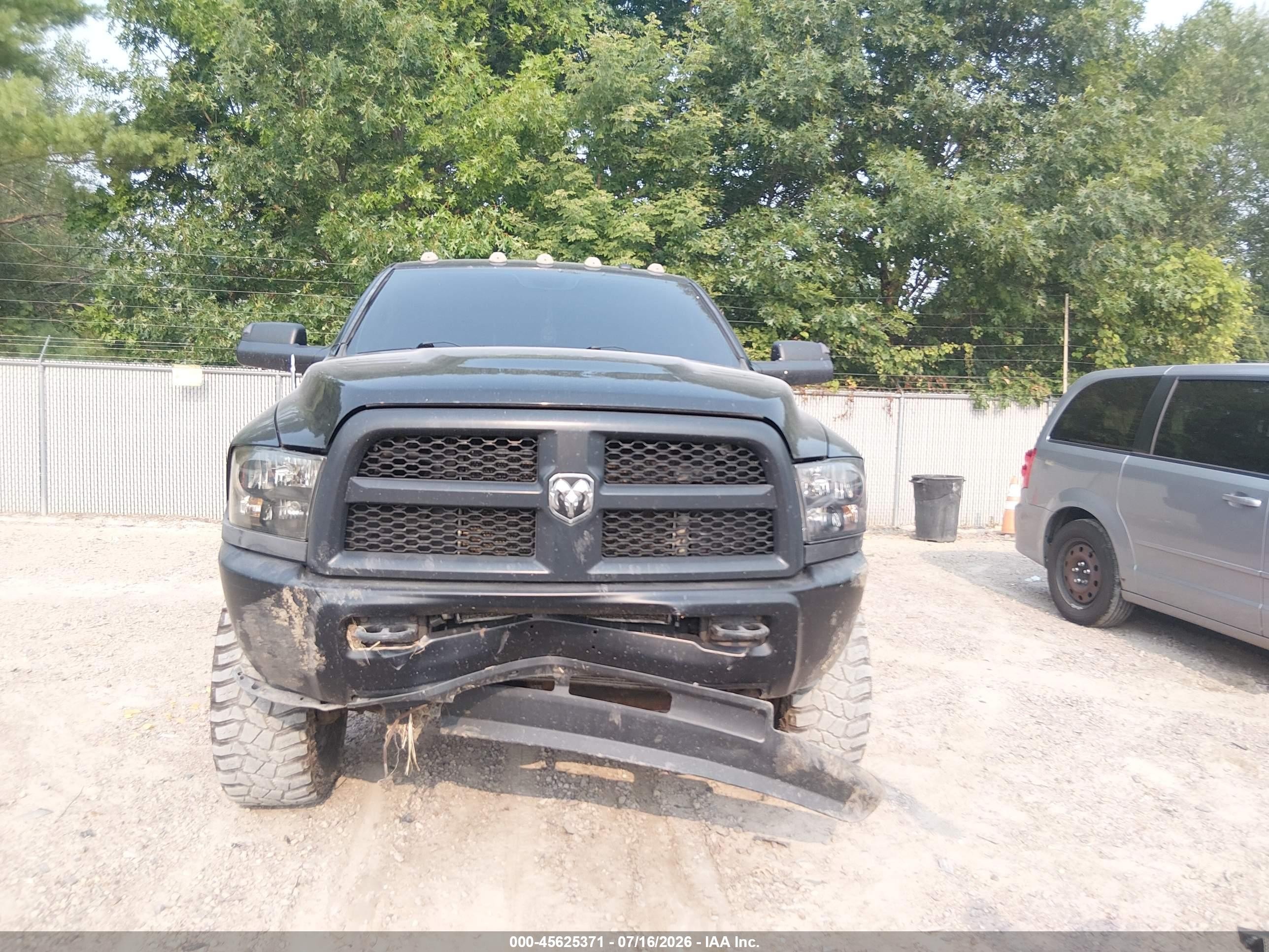 2015 Ram 2500 Tradesman Black vin: 3C6UR5CL6FG607090
