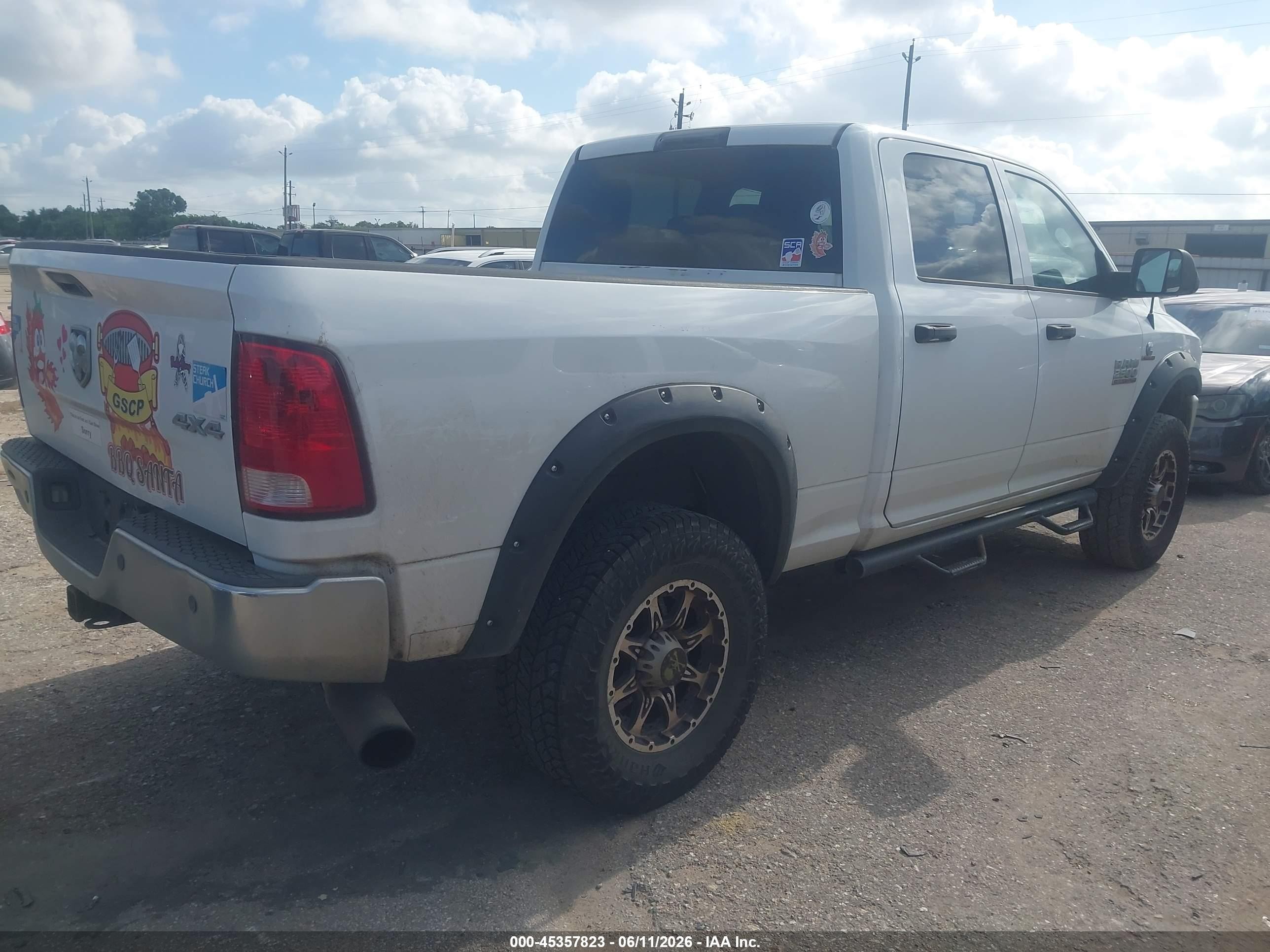2014 Ram 2500 Tradesman White vin: 3C6UR5CL7EG296462