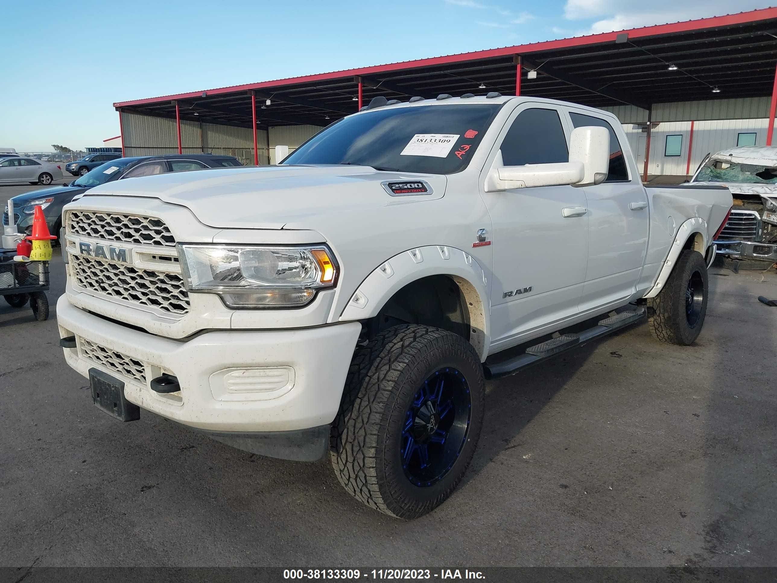 2022 Ram 2500 Tradesman  4x4 6'4" Box White vin: 3C6UR5CL9NG108573