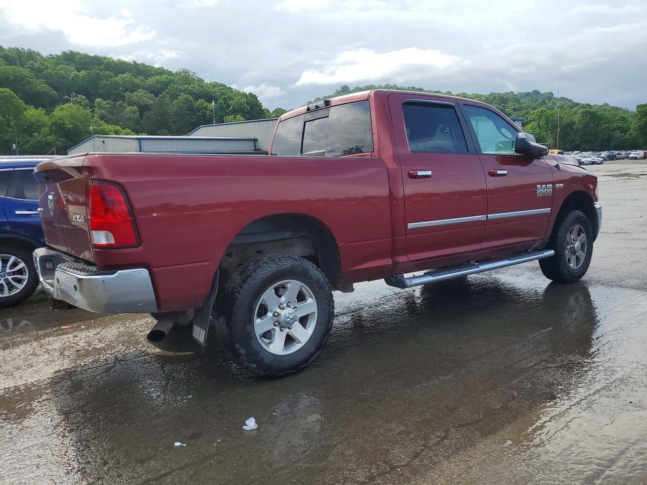 2014 Ram 2500 Slt Burgundy vin: 3C6UR5DJ5EG287983