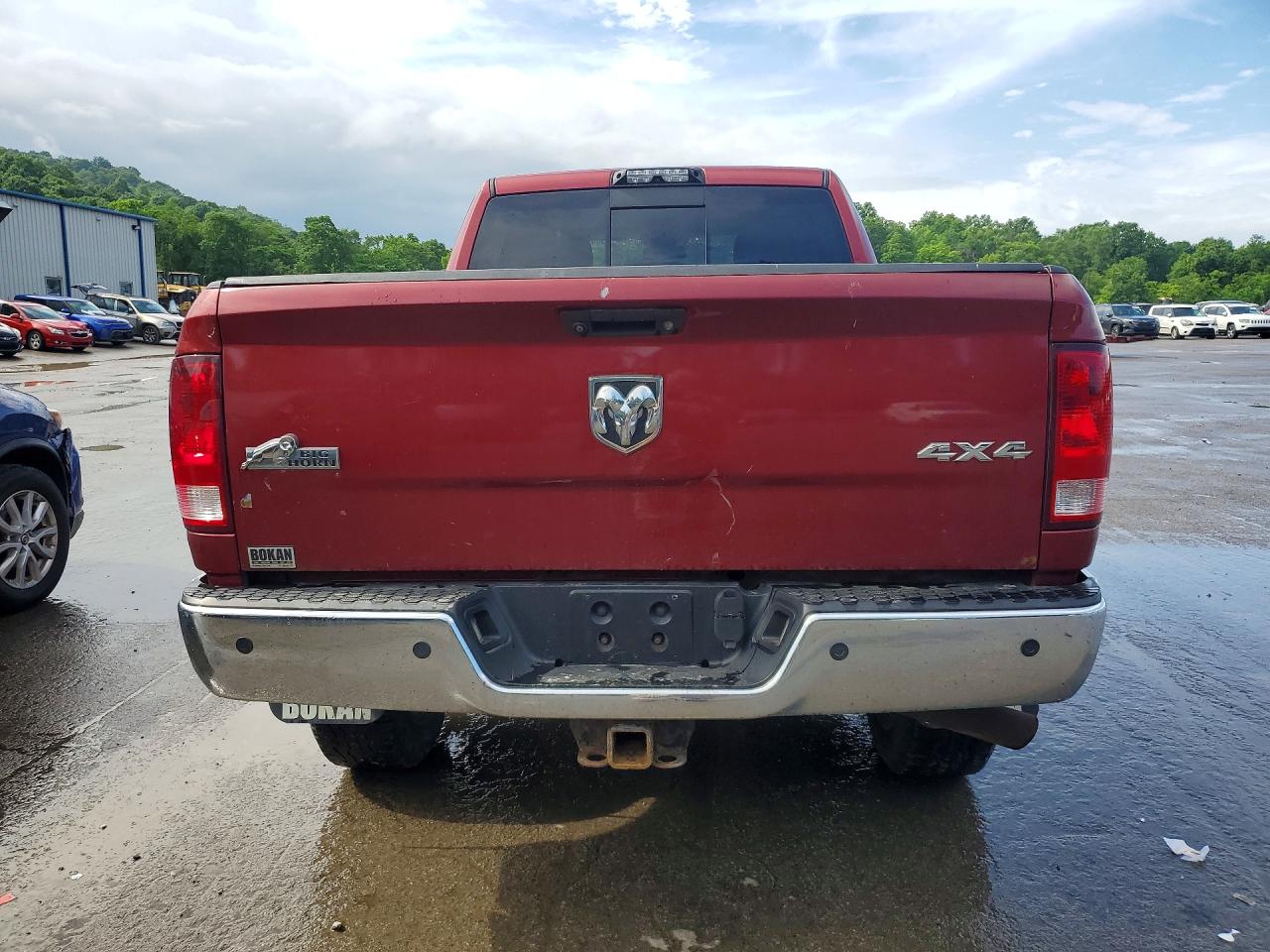 2014 Ram 2500 Slt Burgundy vin: 3C6UR5DJ5EG287983