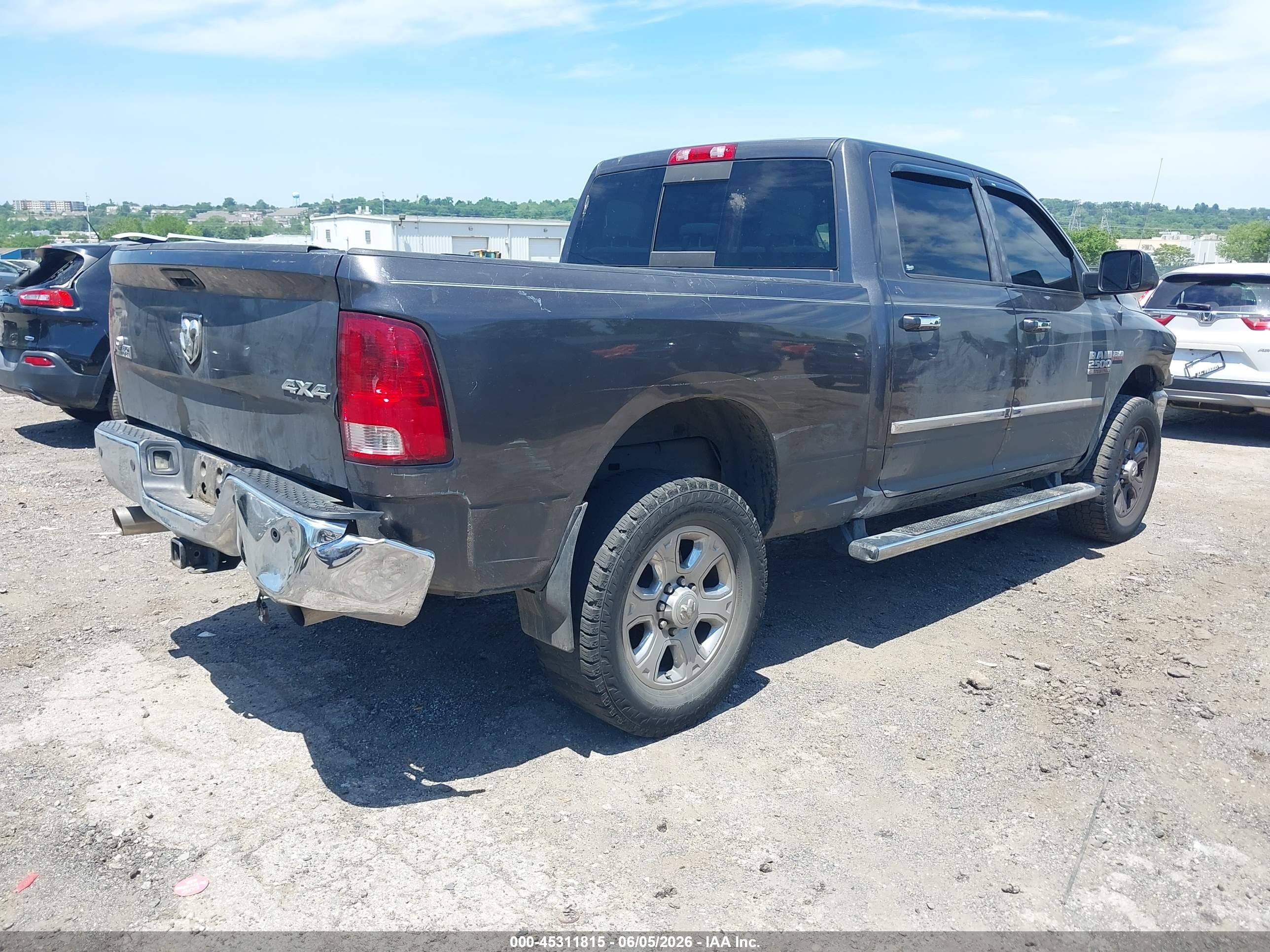 2014 Ram 2500 Big Horn Gray vin: 3C6UR5DJ6EG270559