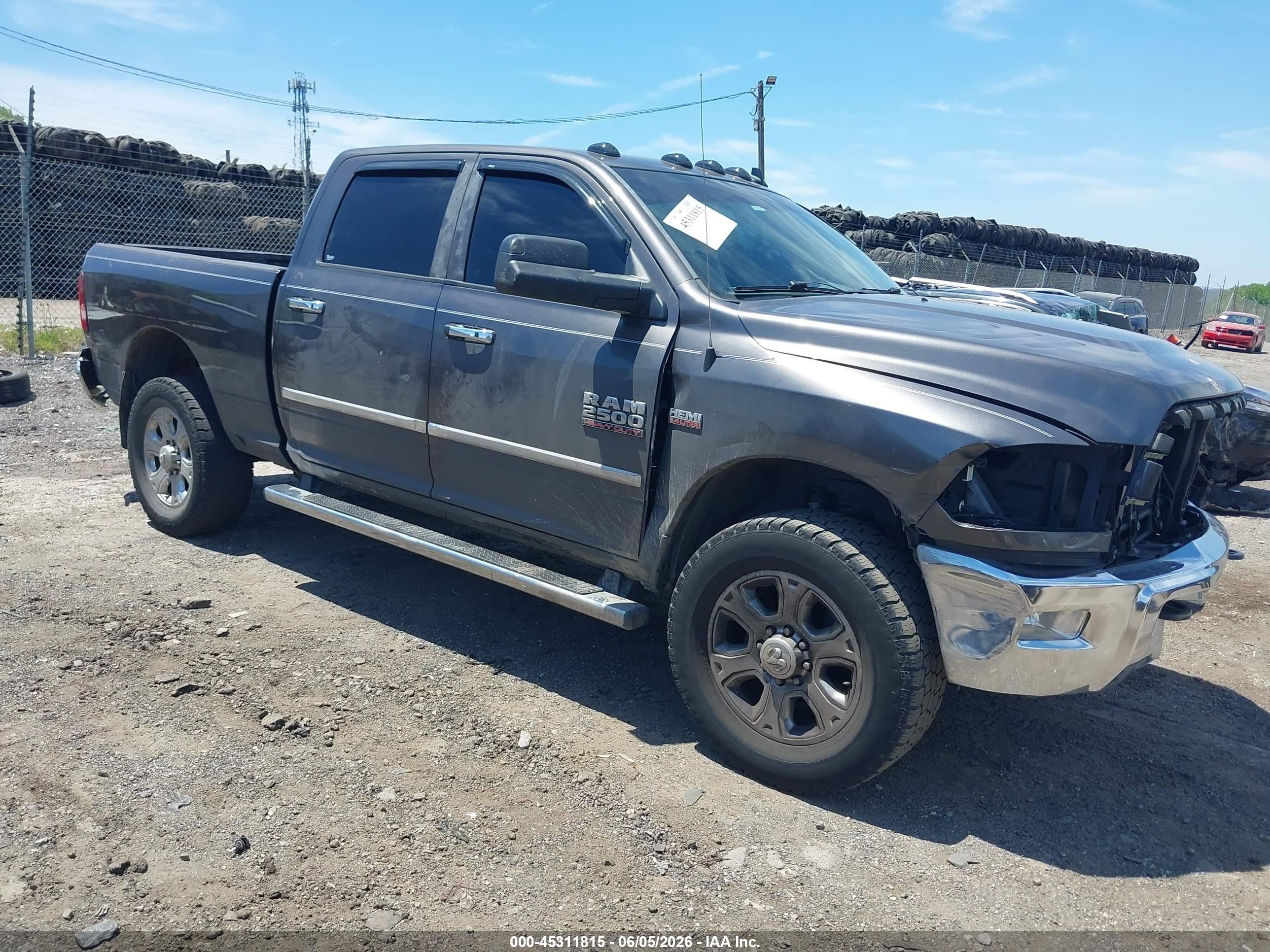 2014 Ram 2500 Big Horn Gray vin: 3C6UR5DJ6EG270559