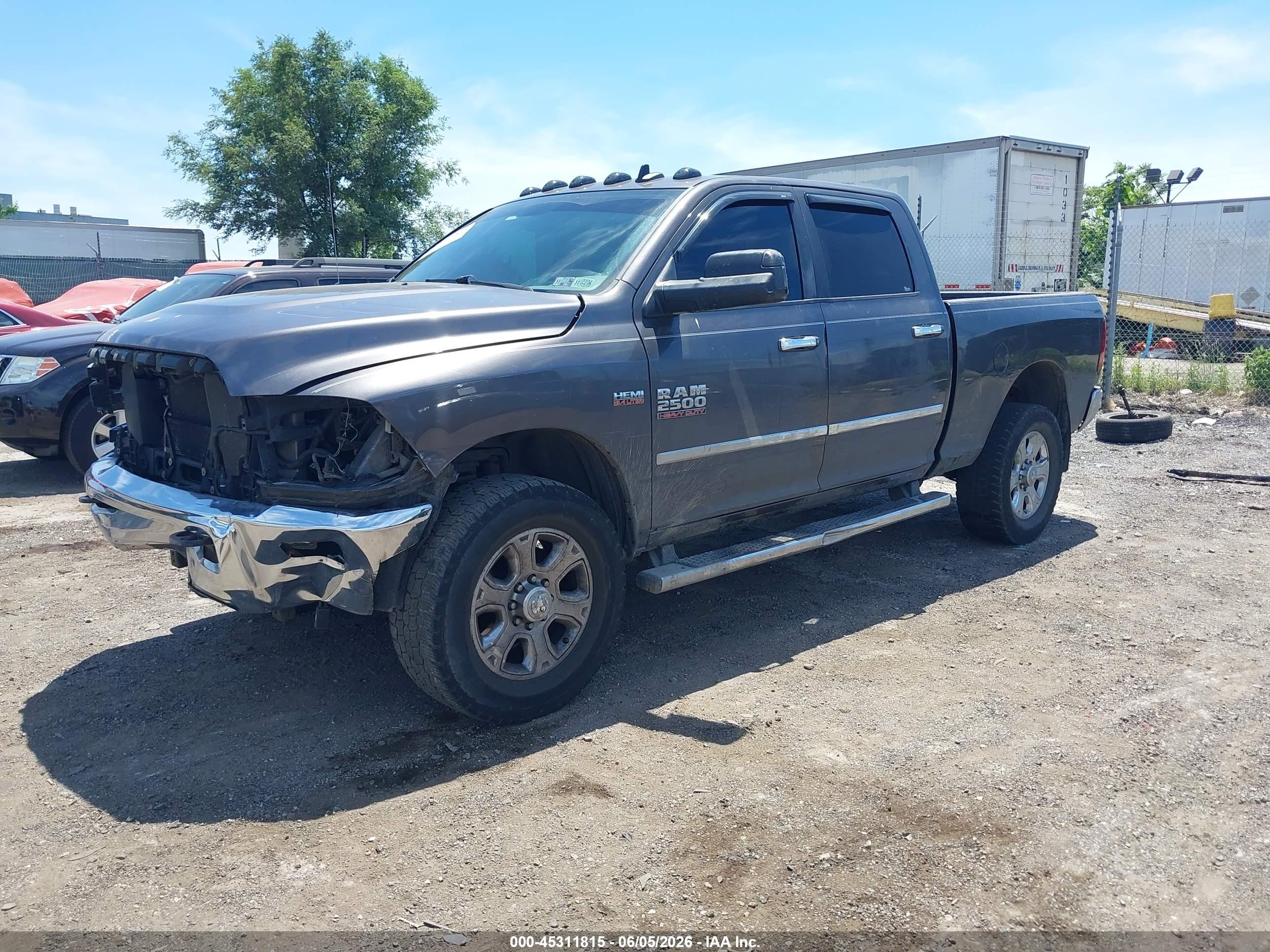 2014 Ram 2500 Big Horn Gray vin: 3C6UR5DJ6EG270559