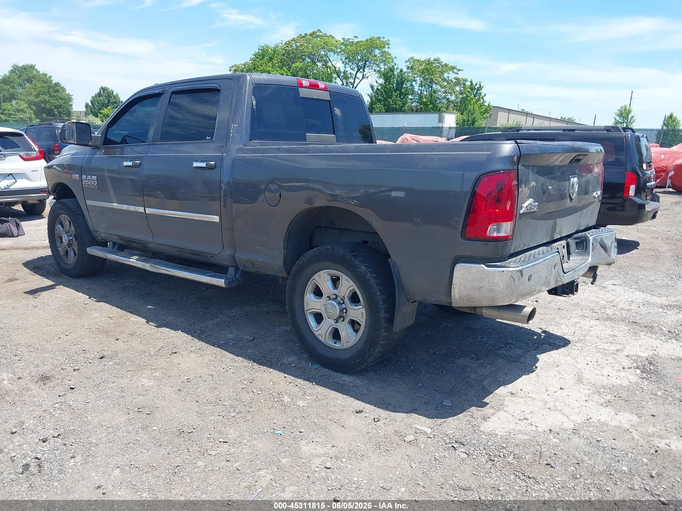 2014 Ram 2500 Big Horn Gray vin: 3C6UR5DJ6EG270559