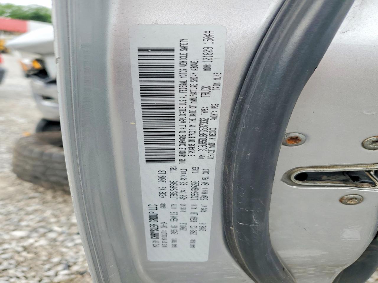 2015 Ram 2500 Slt Silver vin: 3C6UR5DJ8FG537332