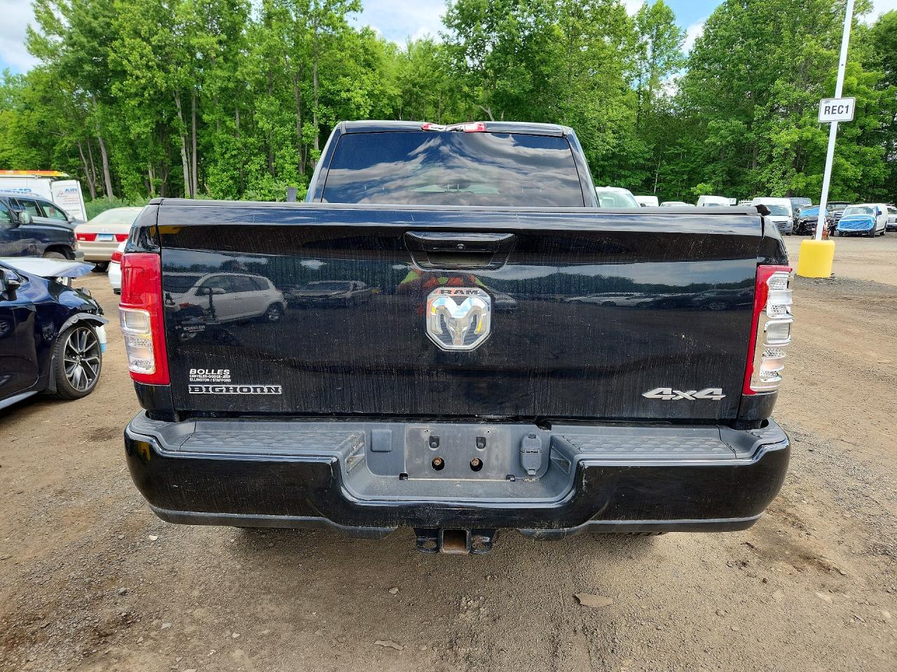 2022 Ram 2500 Big Horn Black vin: 3C6UR5DL0NG176498