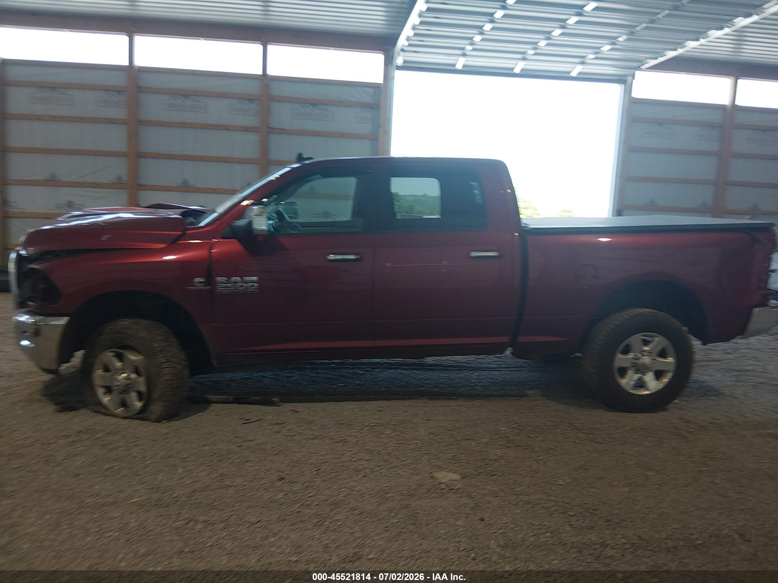 2014 Ram 2500 Big Horn Burgundy vin: 3C6UR5DL3EG146606