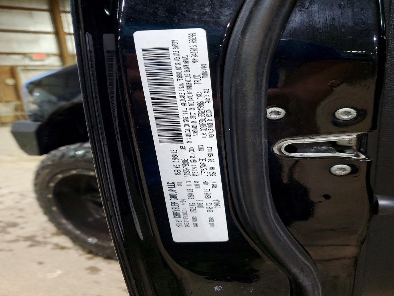 2014 Ram 2500 Slt Black vin: 3C6UR5DL3EG249086