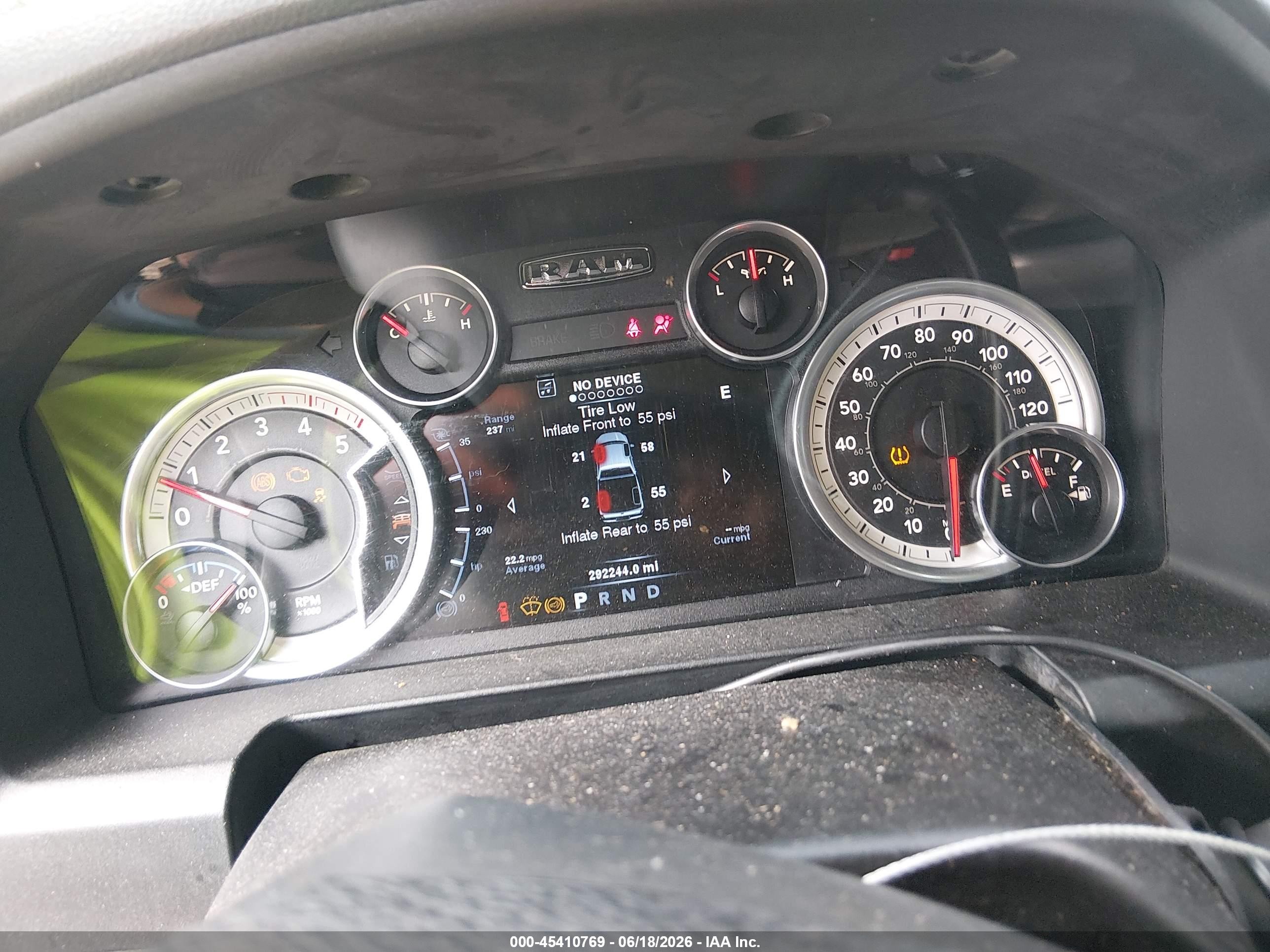 2014 Ram 2500 Big Horn Black vin: 3C6UR5DL4EG155234