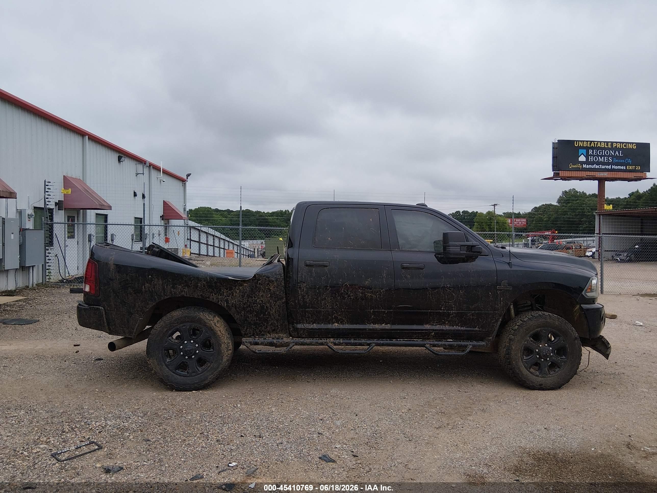 2014 Ram 2500 Big Horn Black vin: 3C6UR5DL4EG155234