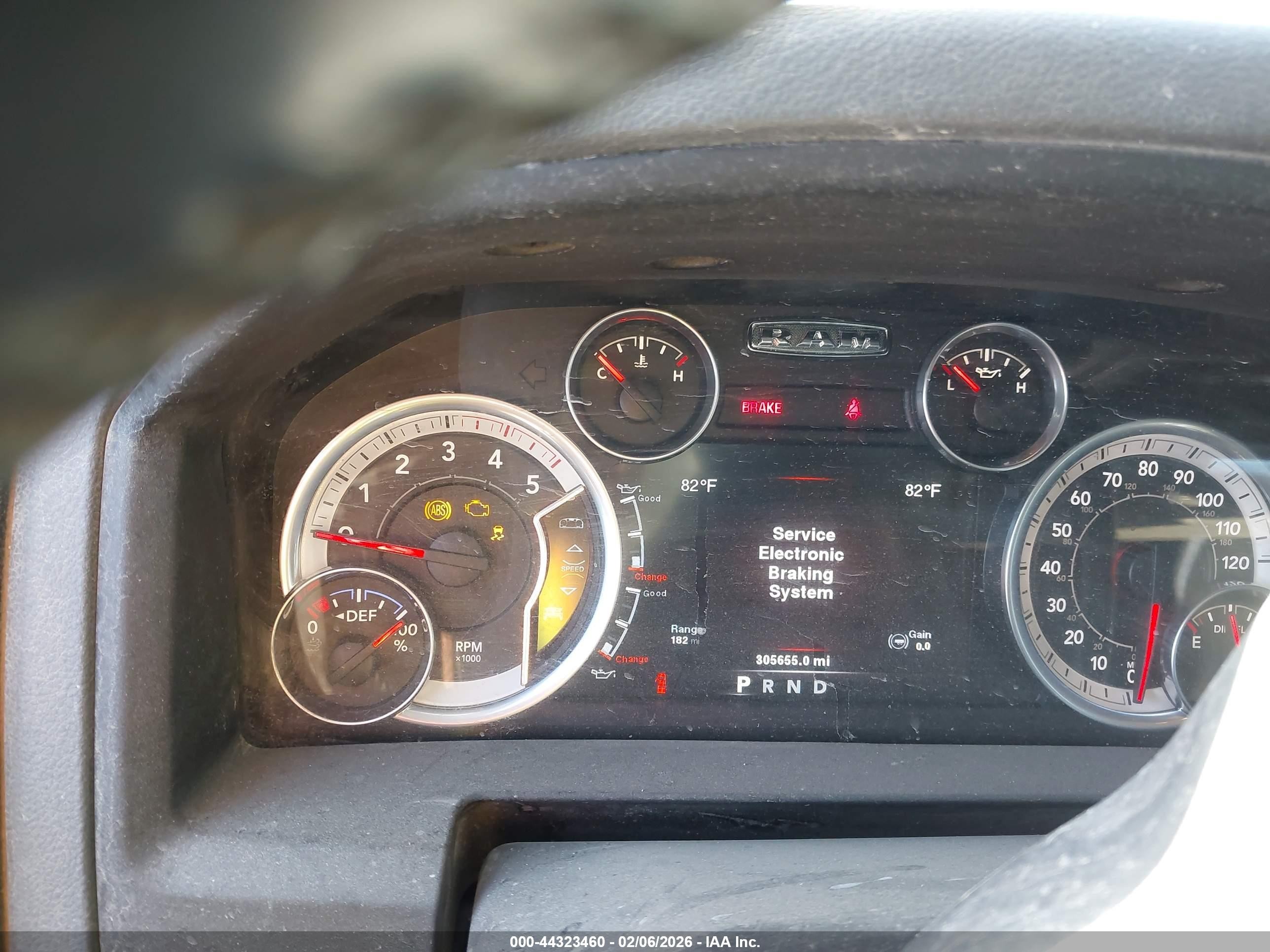 2014 Ram 2500 Lone Star Серый vin: 3C6UR5DL5EG145506