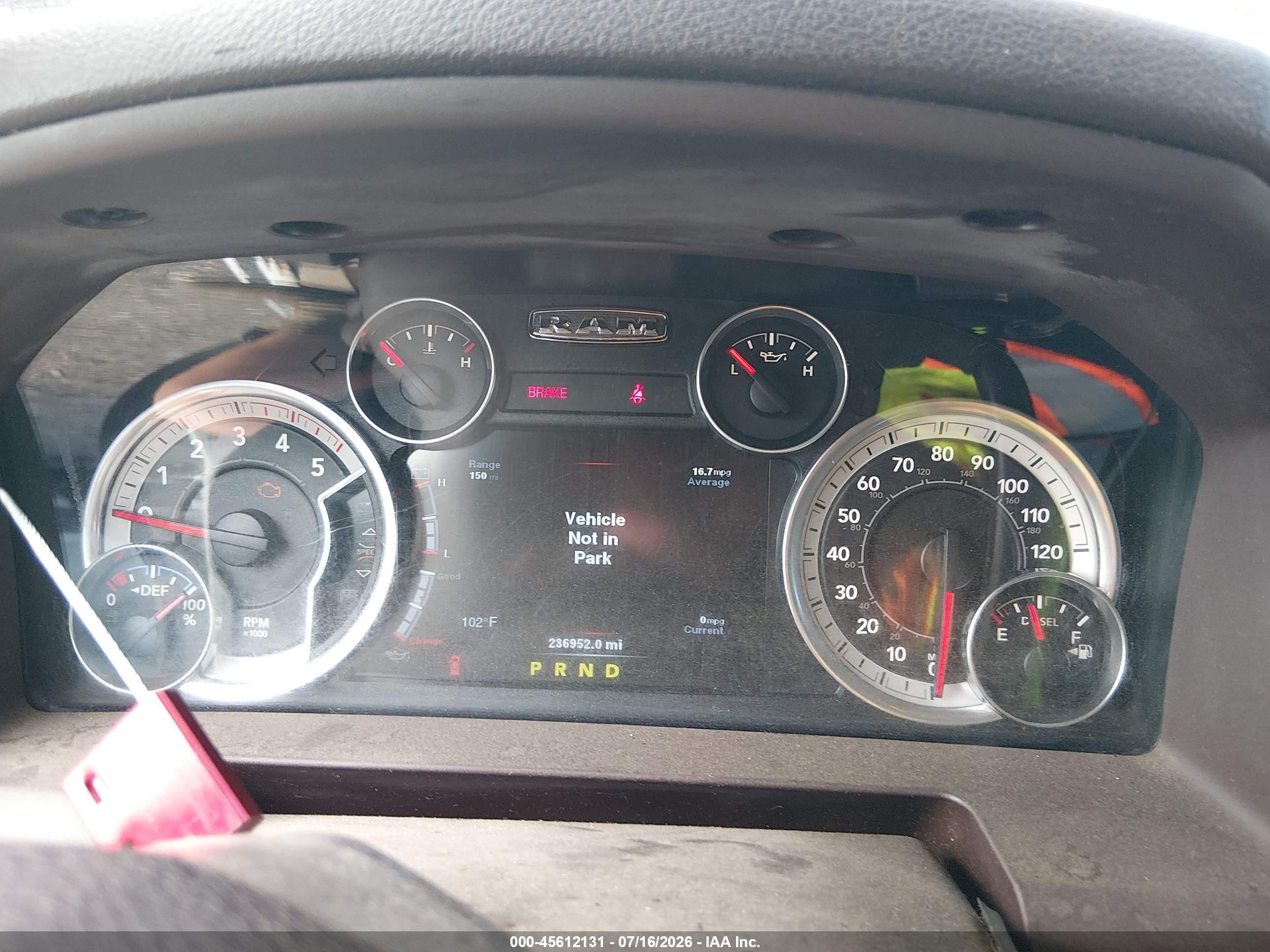 2014 Ram 2500 Big Horn White vin: 3C6UR5DL5EG158305
