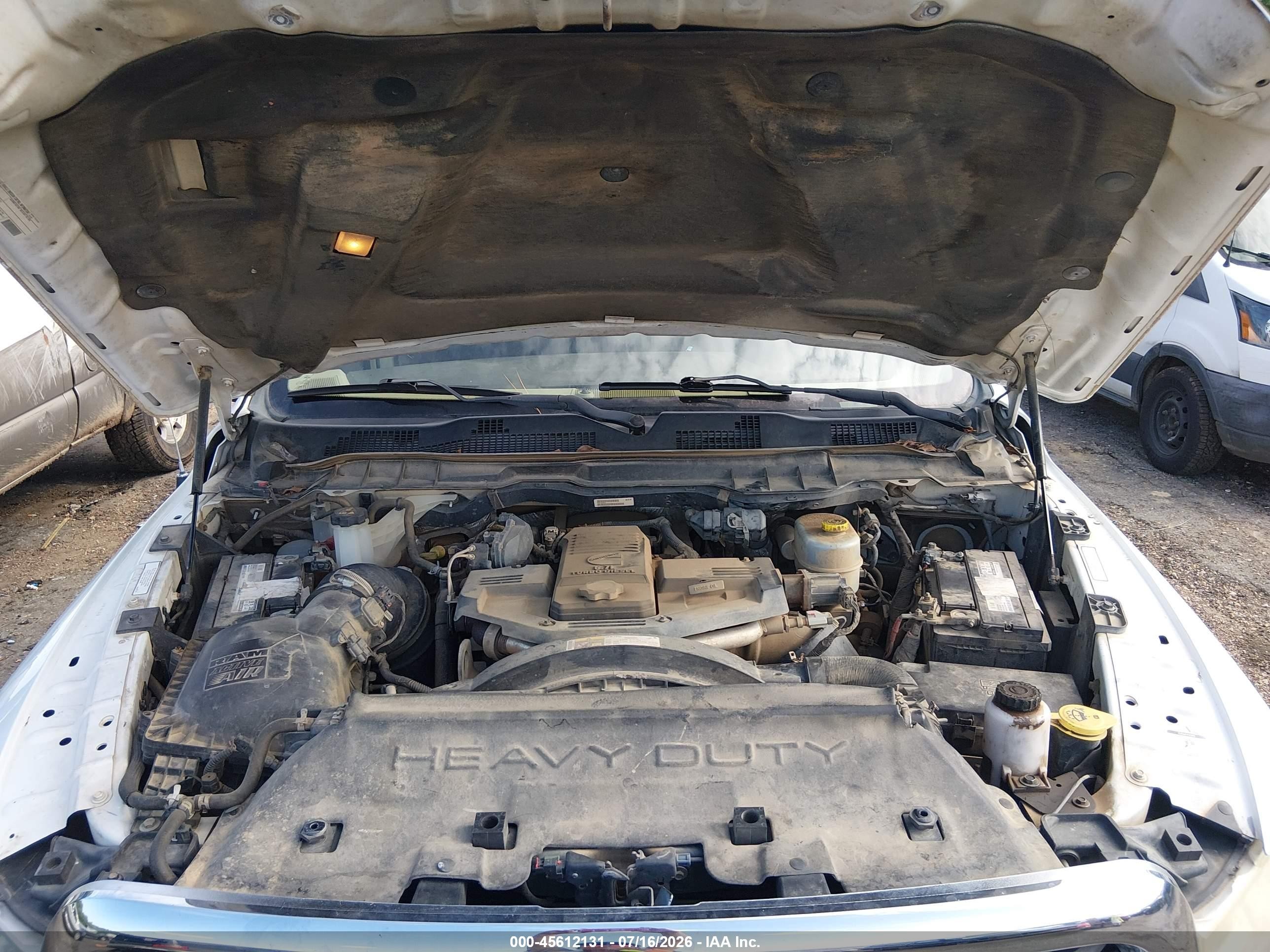 2014 Ram 2500 Big Horn White vin: 3C6UR5DL5EG158305
