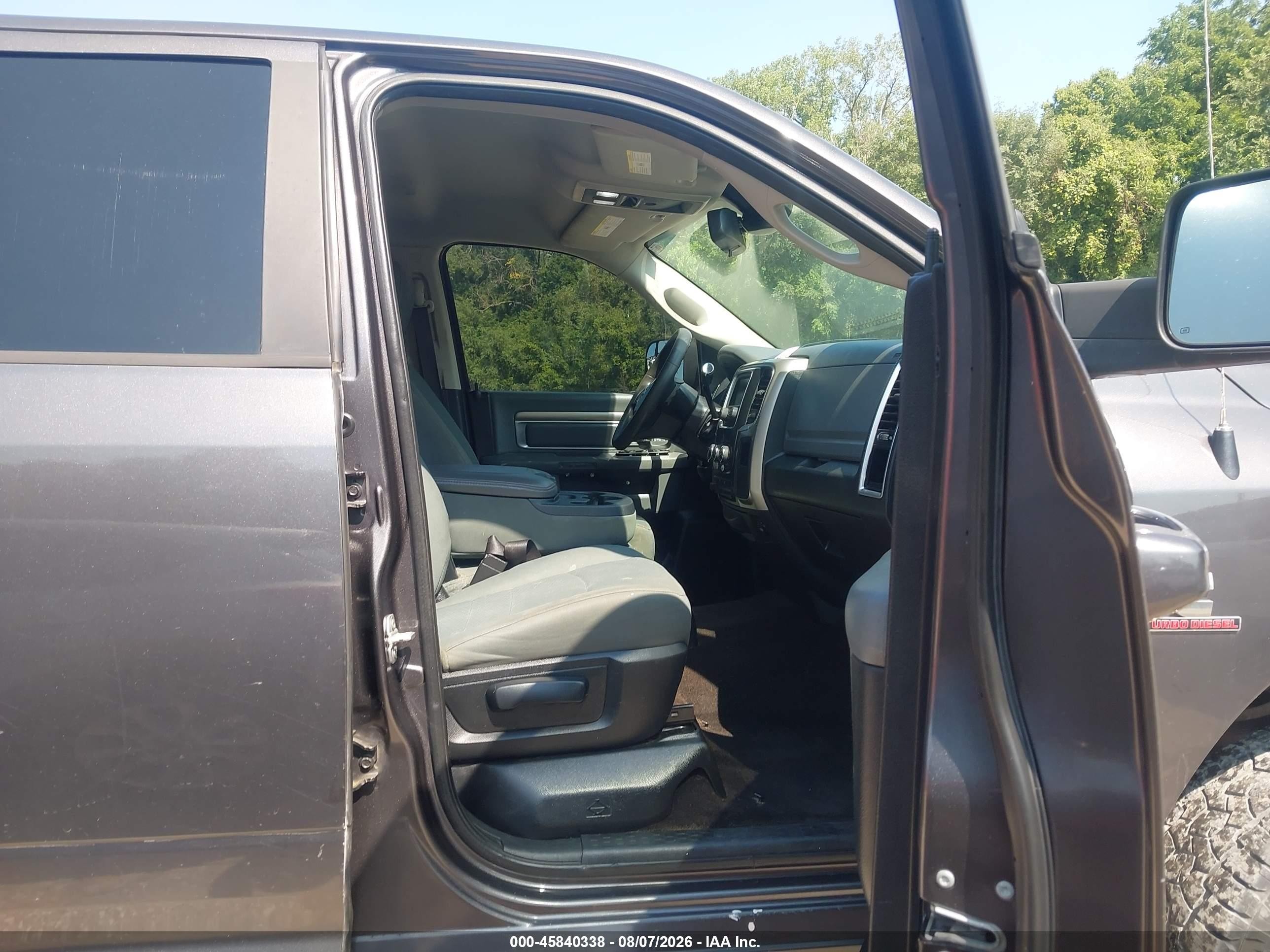 2015 Ram 2500 Slt Gray vin: 3C6UR5DL5FG610609