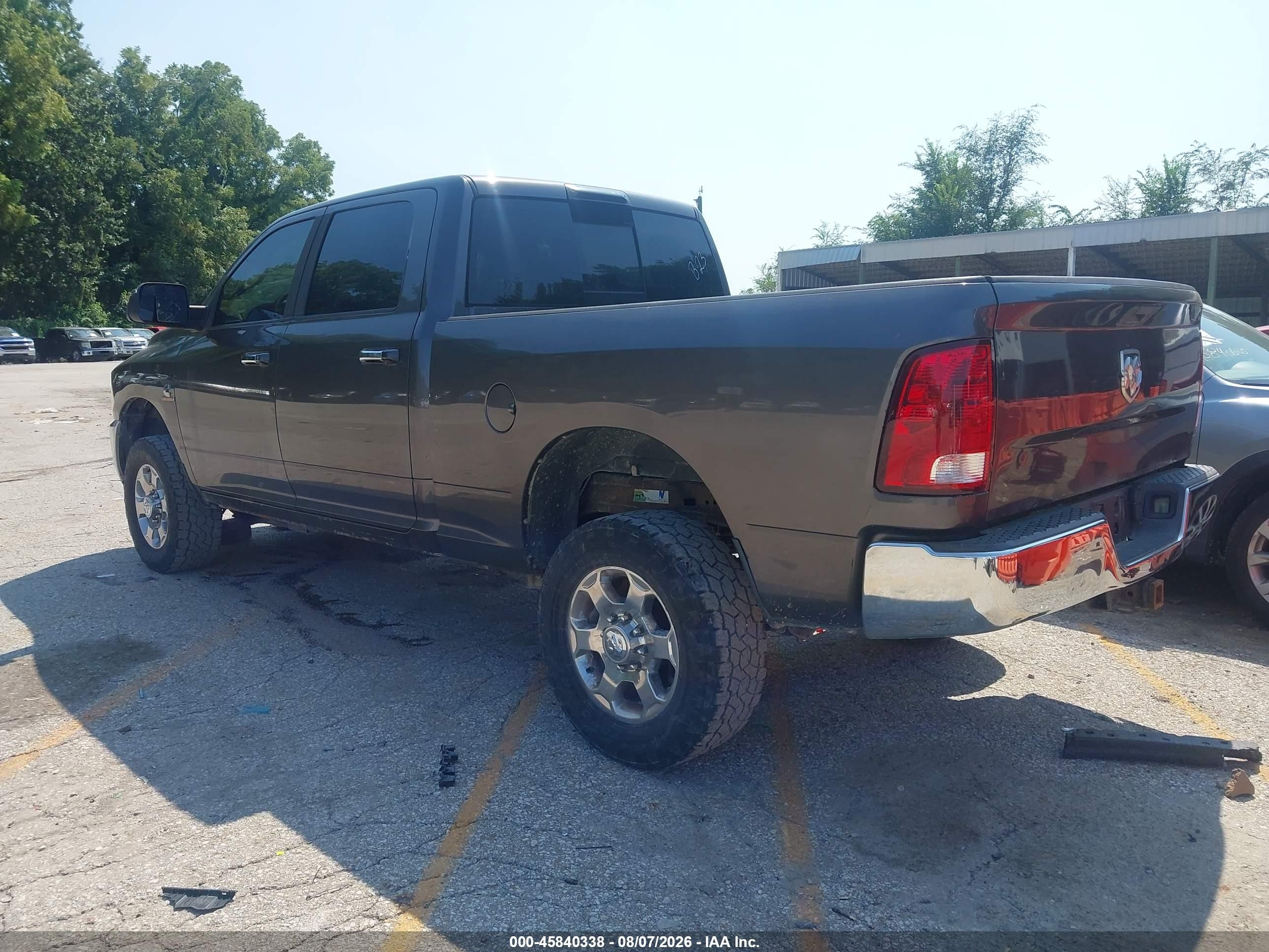 2015 Ram 2500 Slt Gray vin: 3C6UR5DL5FG610609