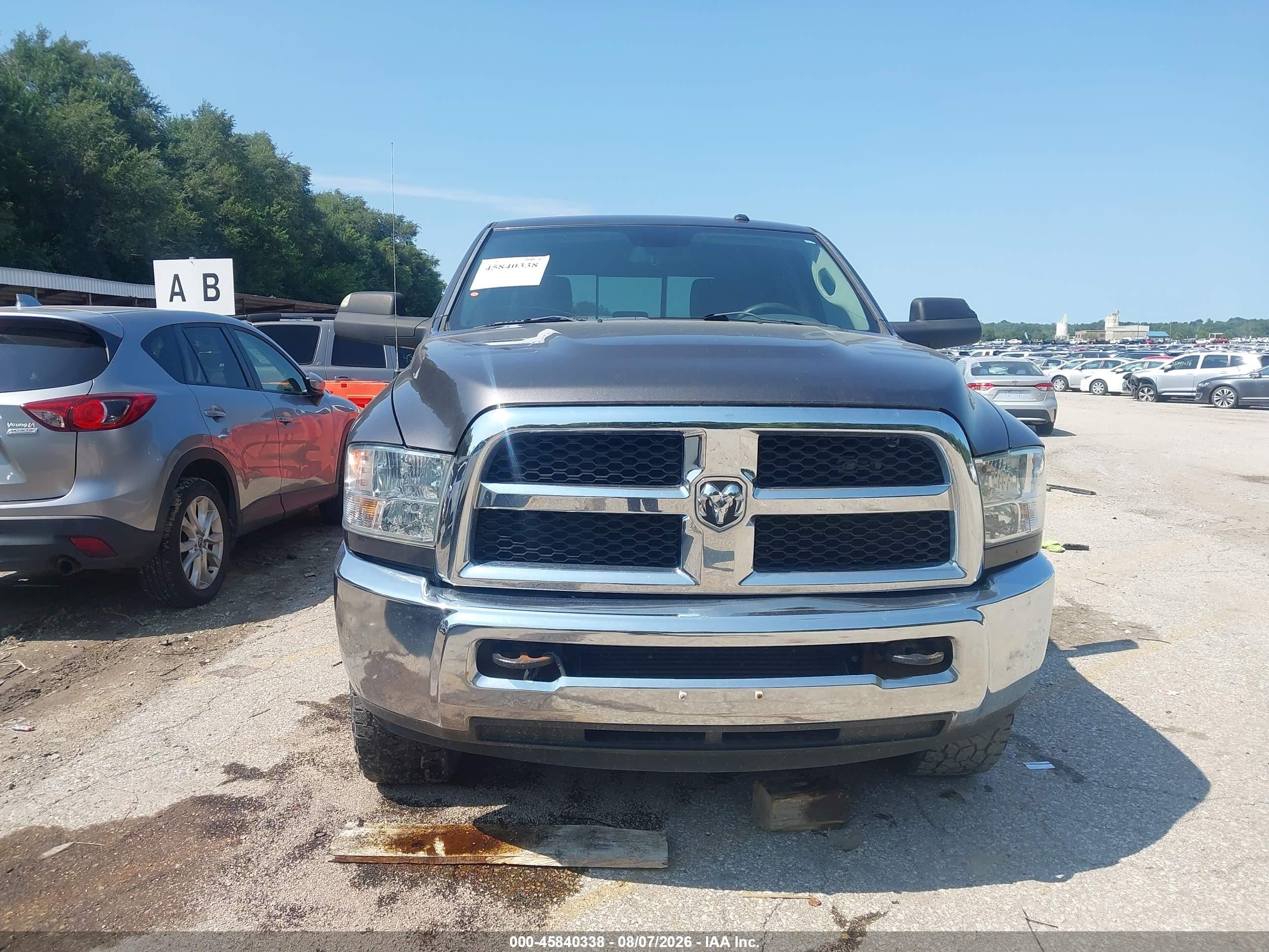 2015 Ram 2500 Slt Gray vin: 3C6UR5DL5FG610609