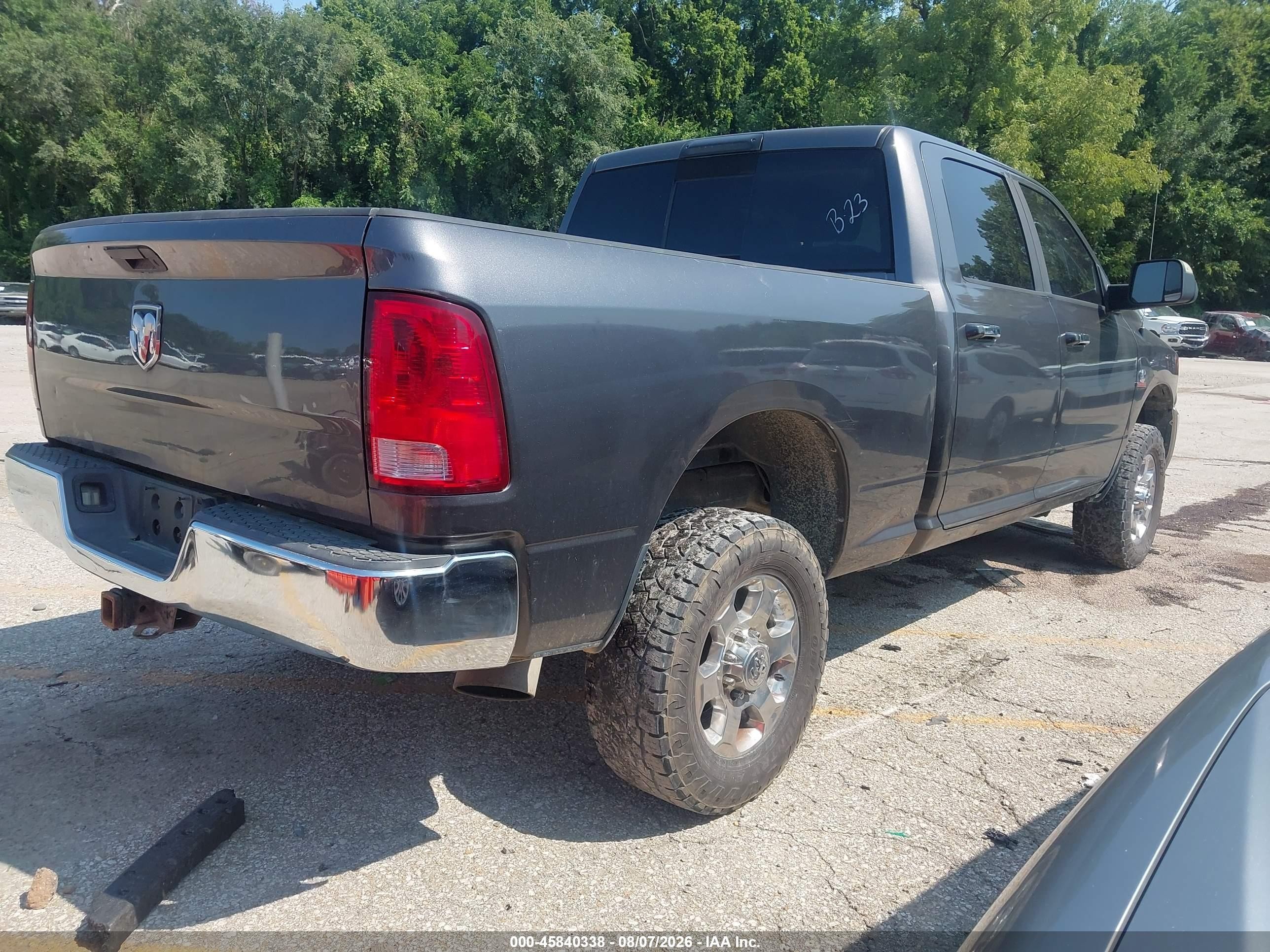 2015 Ram 2500 Slt Gray vin: 3C6UR5DL5FG610609