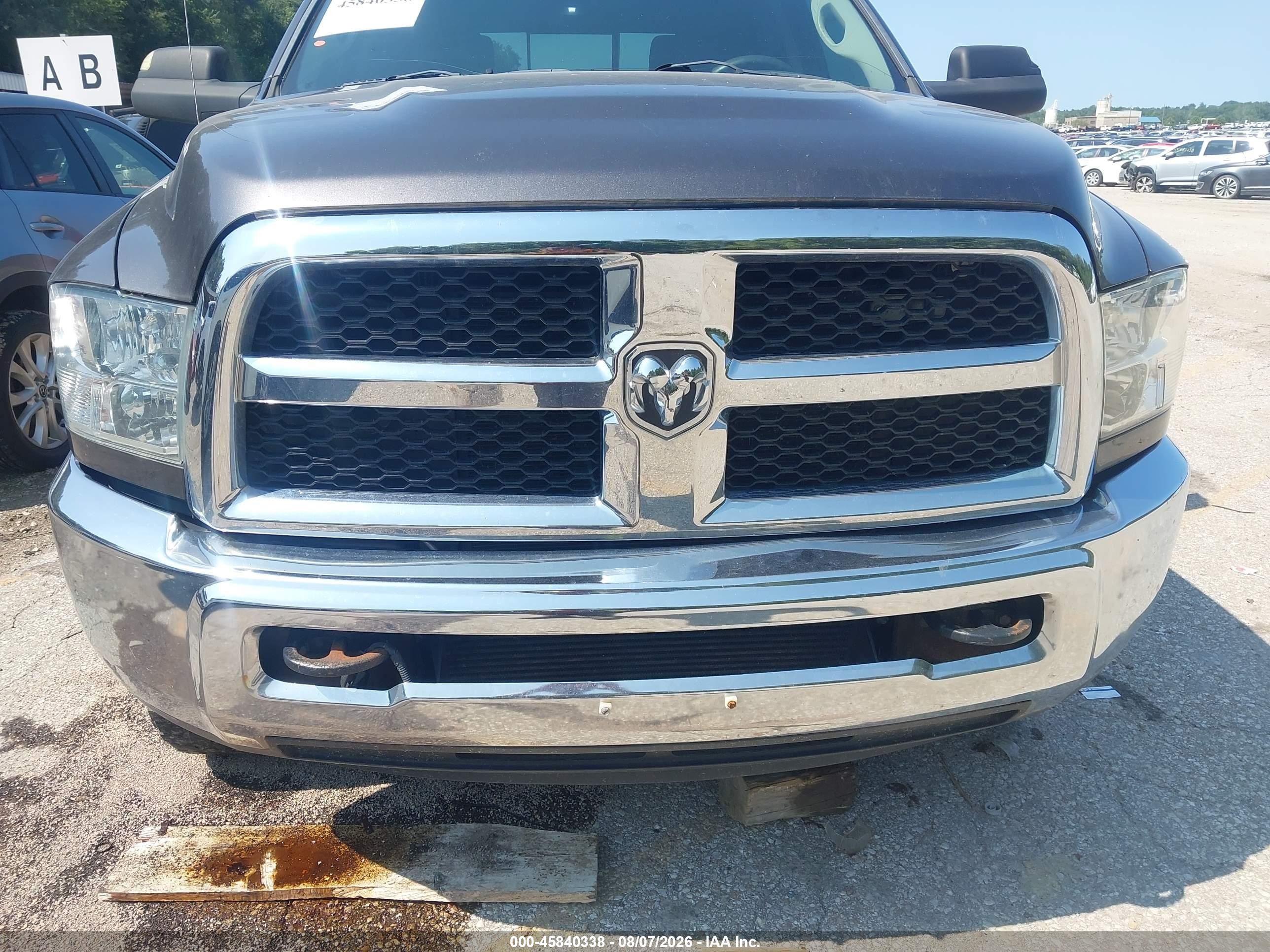 2015 Ram 2500 Slt Gray vin: 3C6UR5DL5FG610609