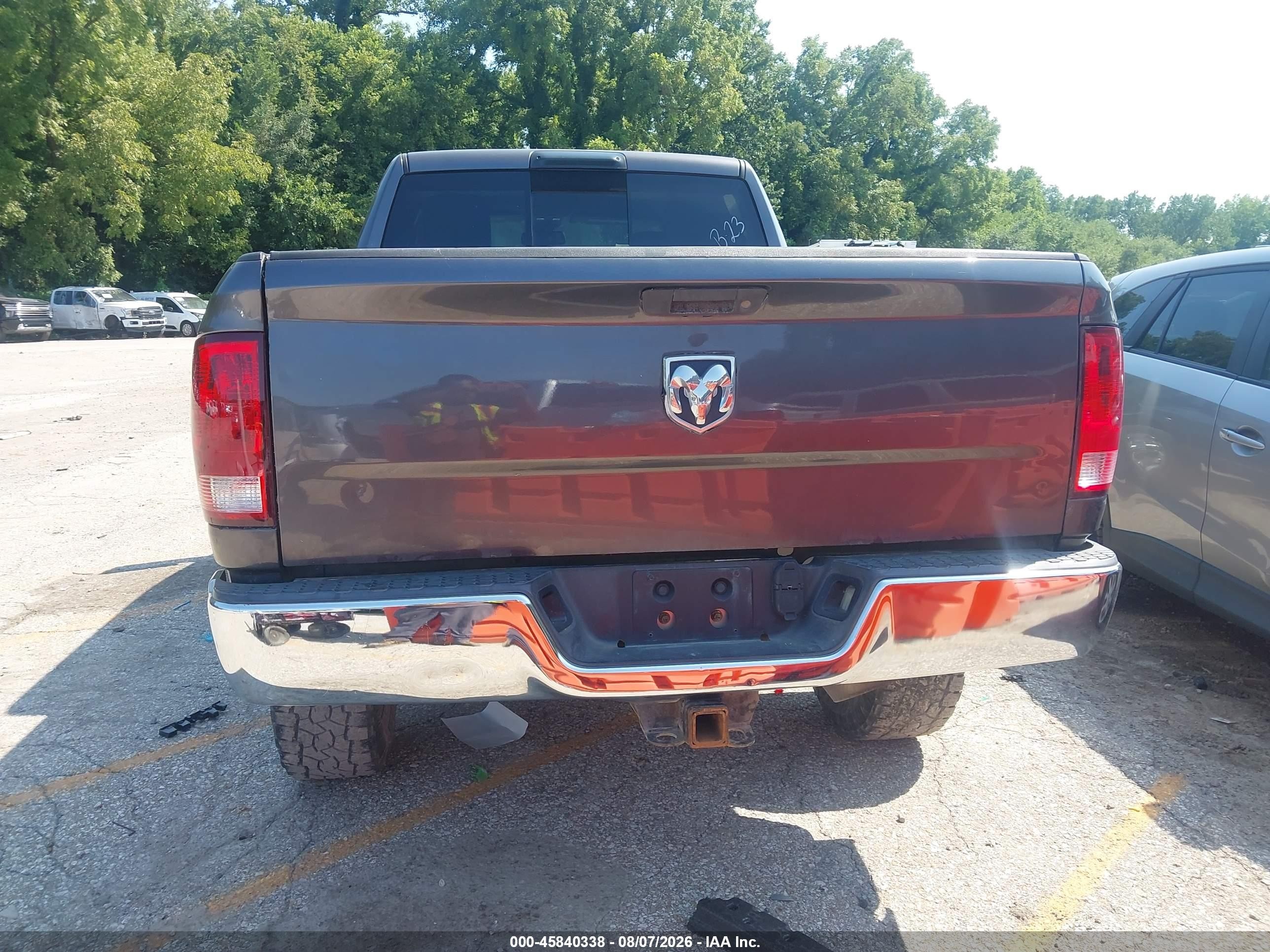 2015 Ram 2500 Slt Gray vin: 3C6UR5DL5FG610609