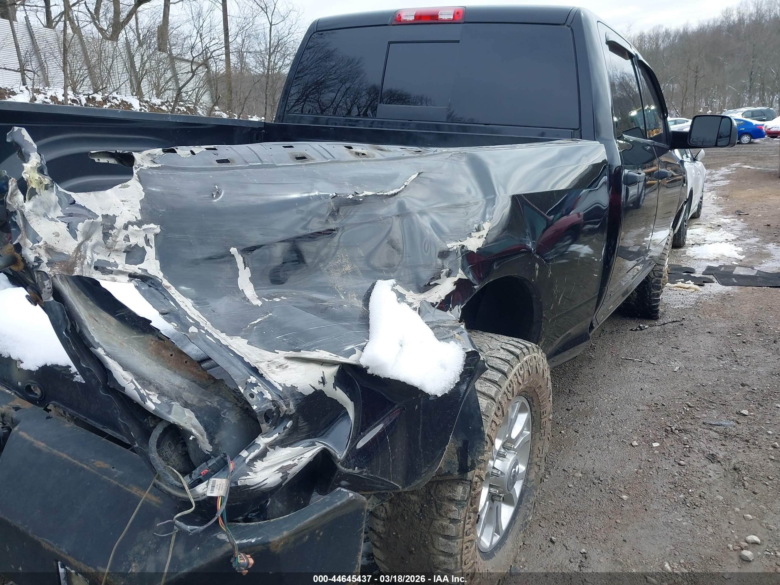 2014 Ram 2500 Big Horn Black vin: 3C6UR5DL6EG272717